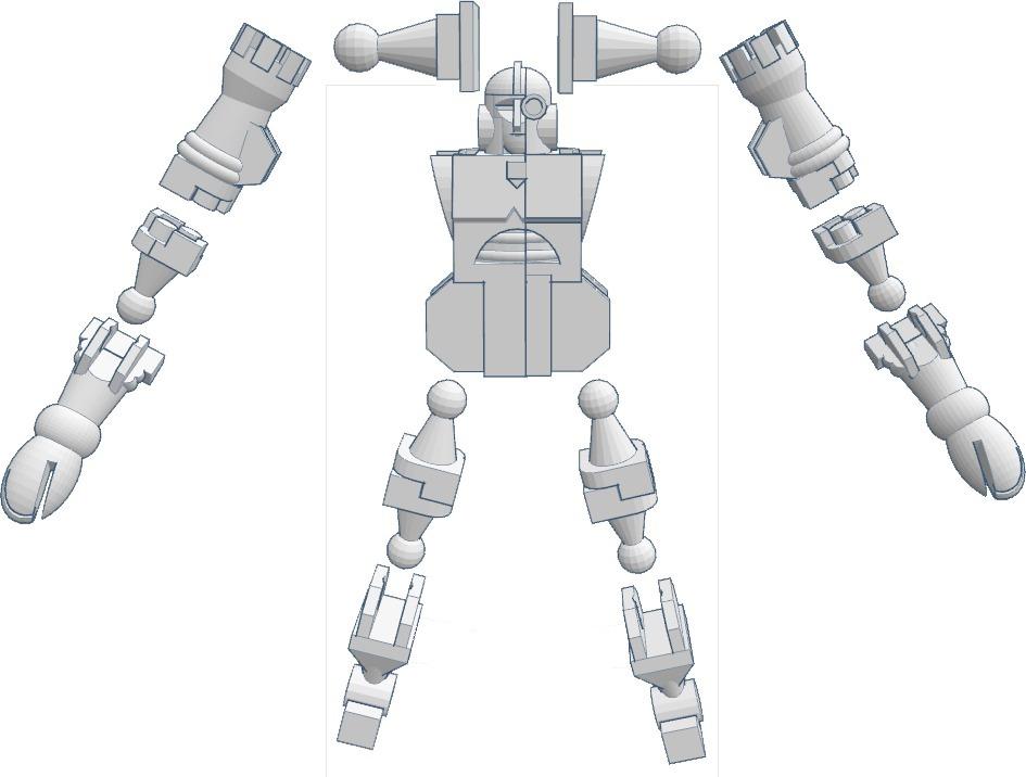 Chessbot Hero (Formerly Action Chess V3) 3d model
