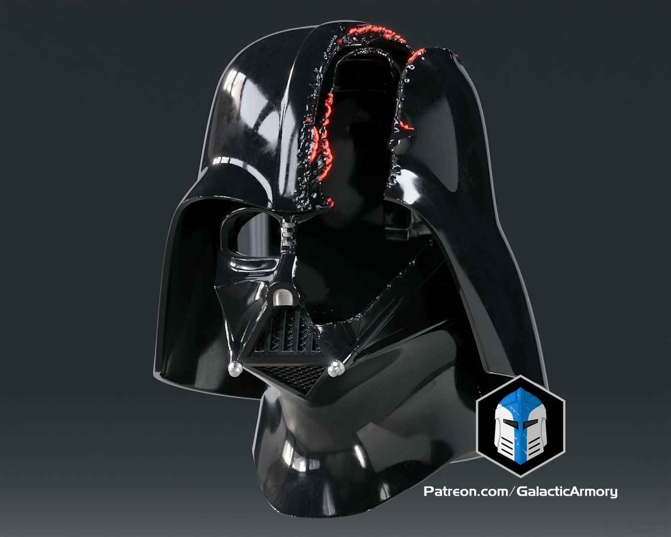 Revenge of the Sith Darth Vader Helmet - 3D Print Files 3d model