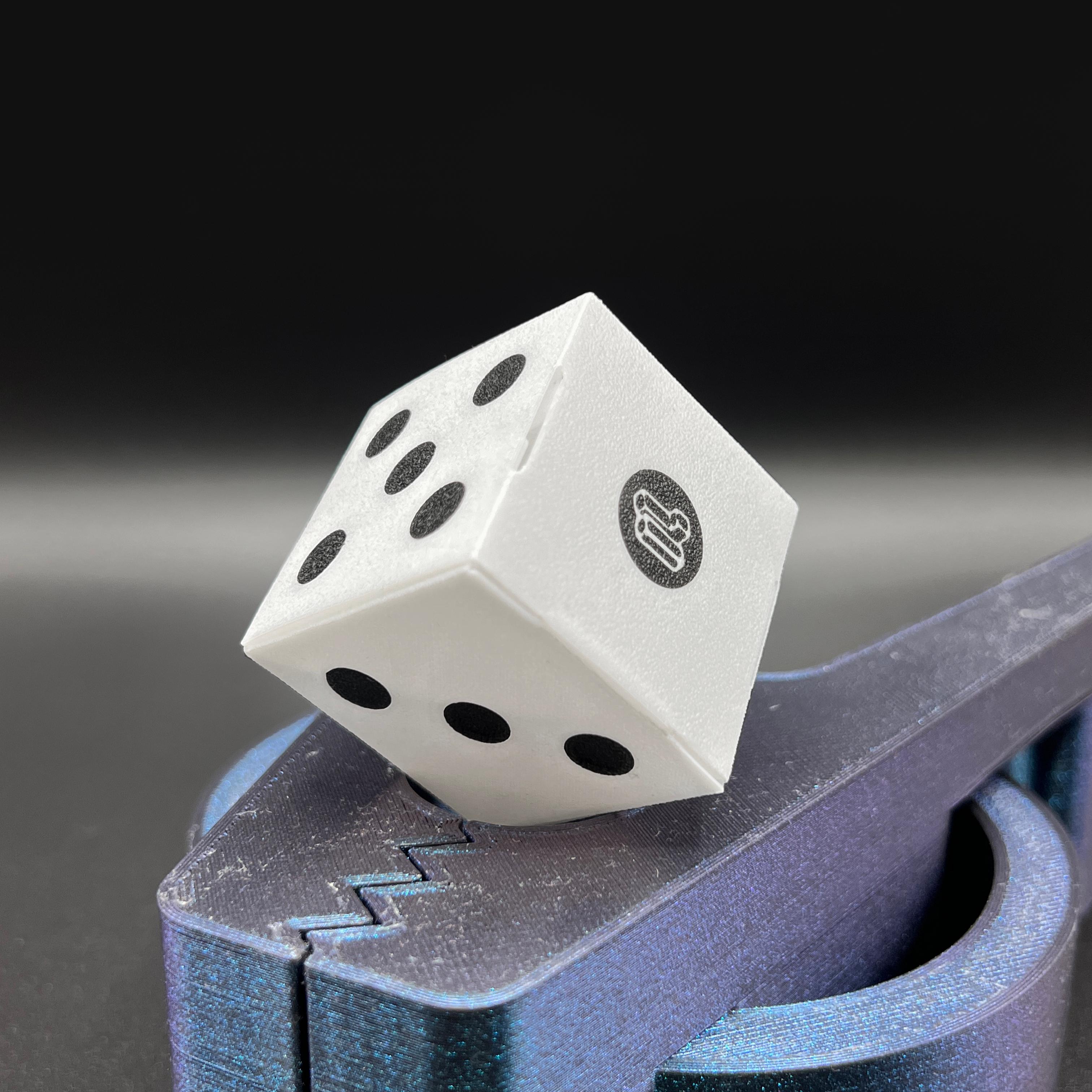 Flat folding die (dice) 3d model