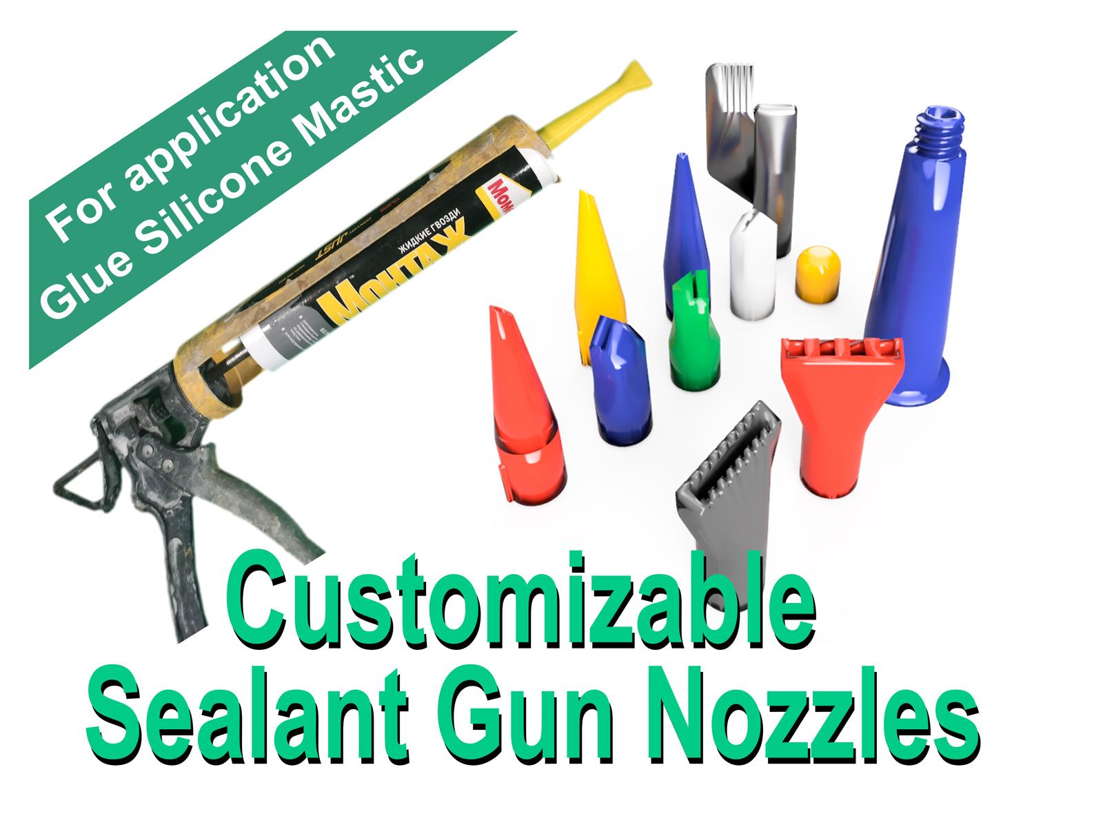 Sealant Gun Nozzles 3d model