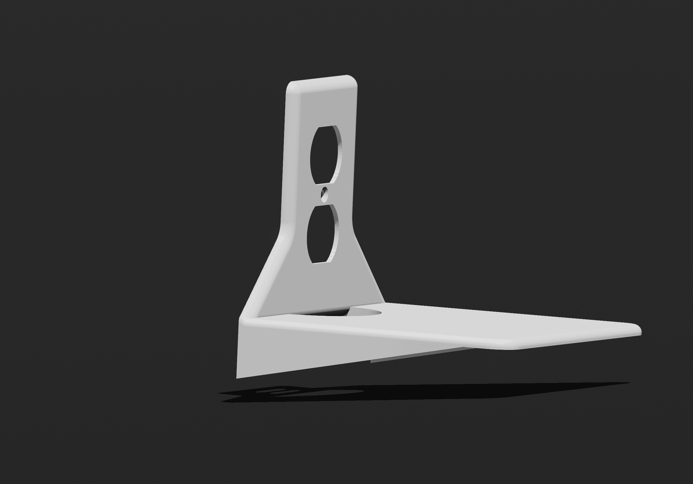 echo outlet shelf 3d model