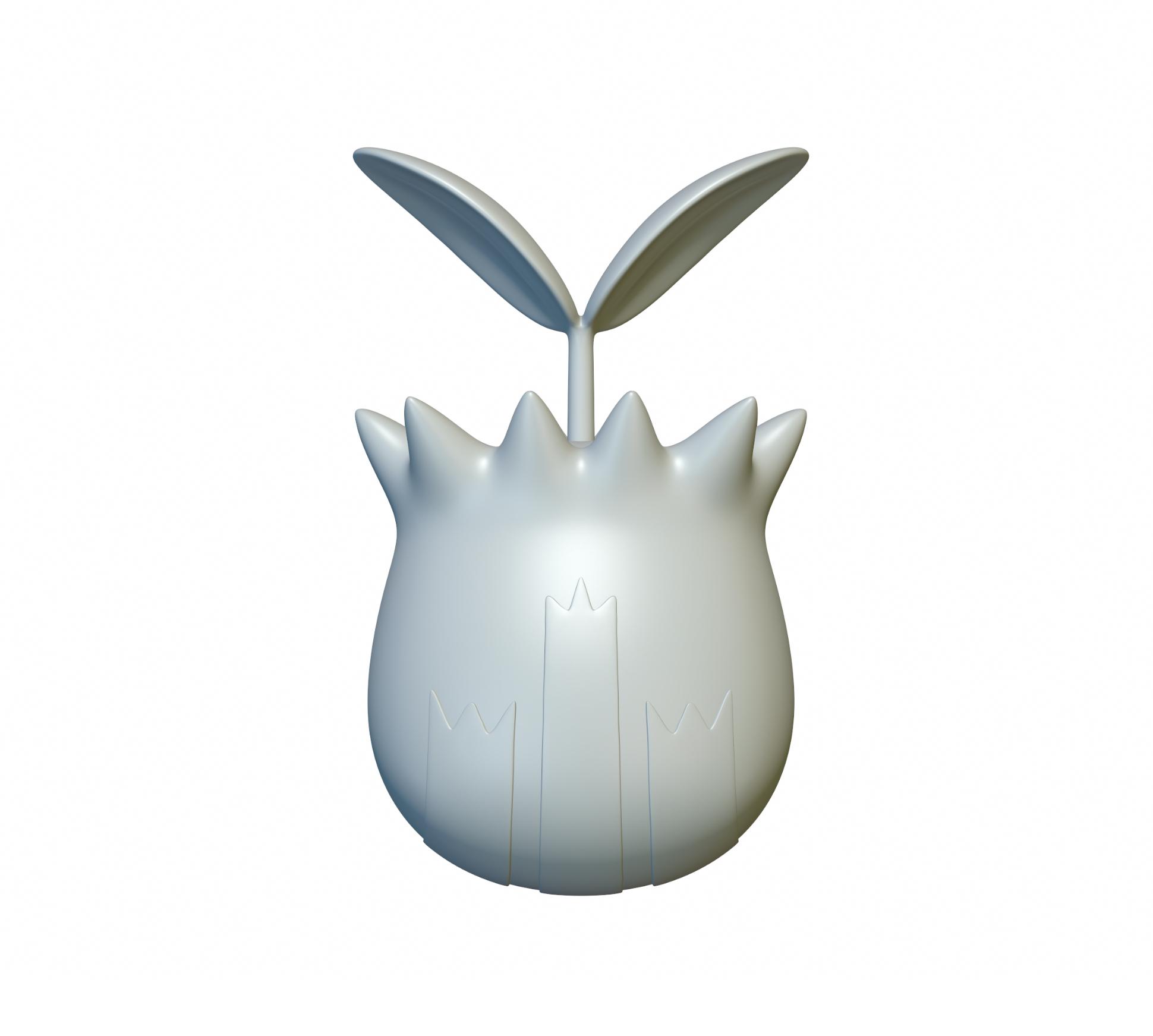 Pokemon Sunkern #191 - Optimized for 3D Printing 3d model