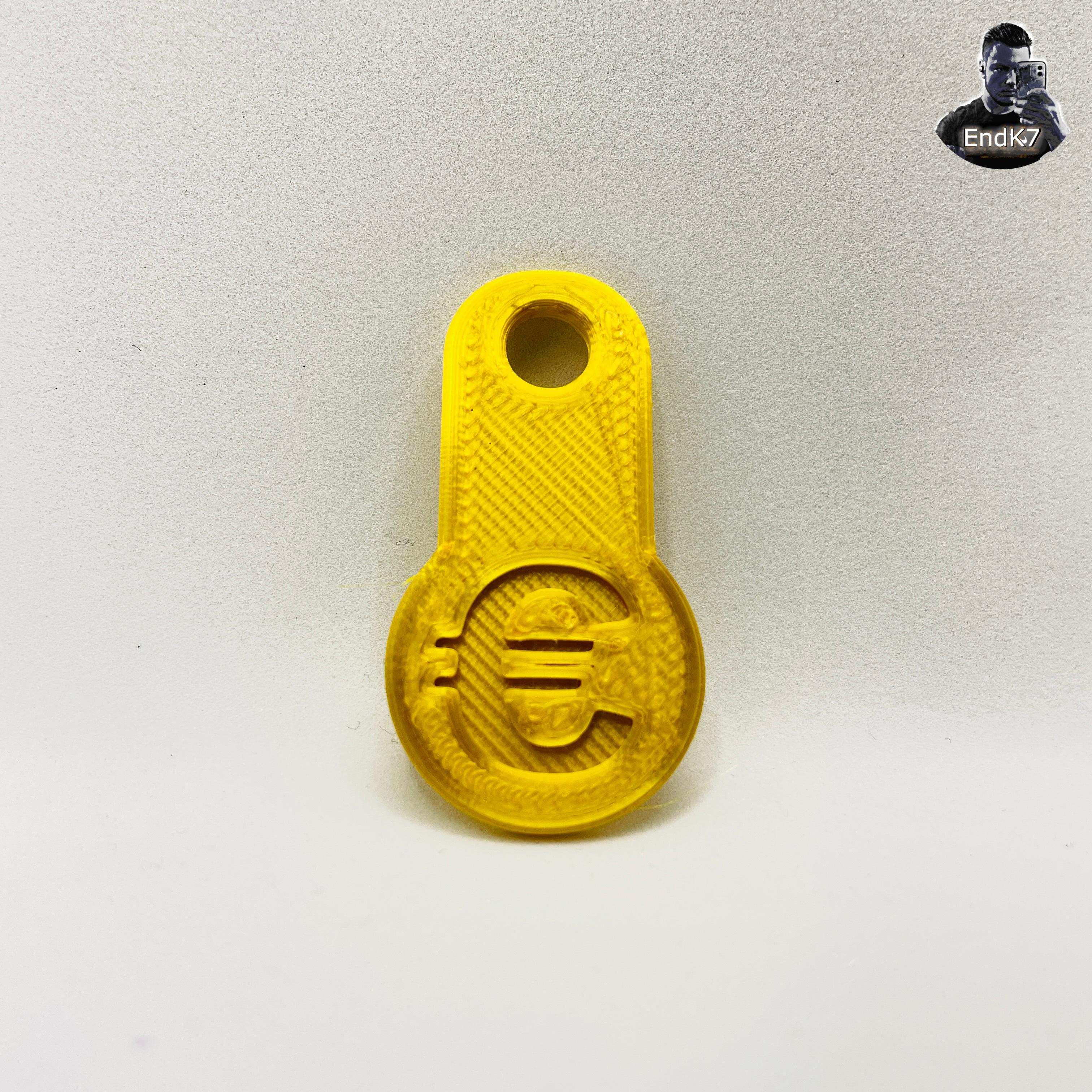 Shopping Card Chip Keychain - Shopping Token Coin - 10 Variations 3d model
