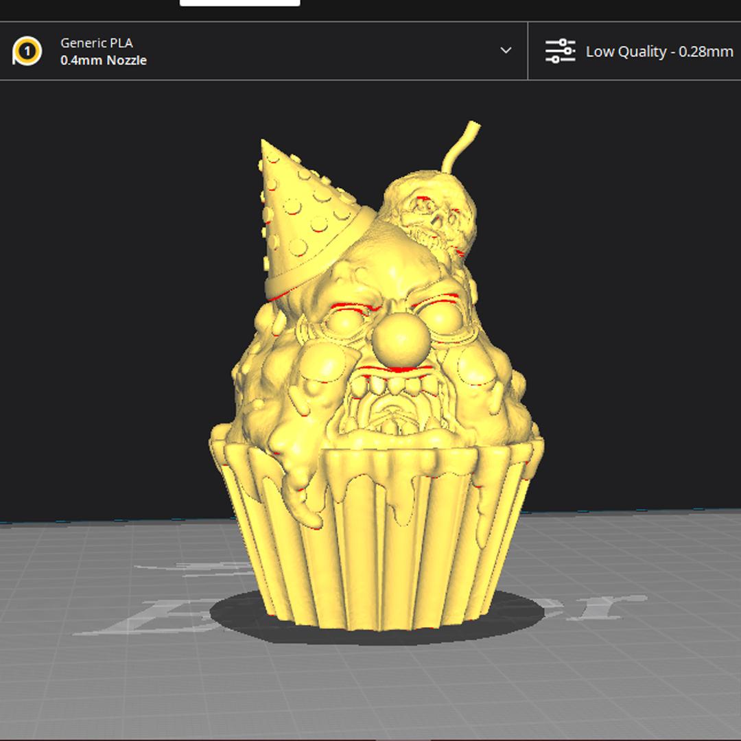 Zombie Cupcake.stl 3d model