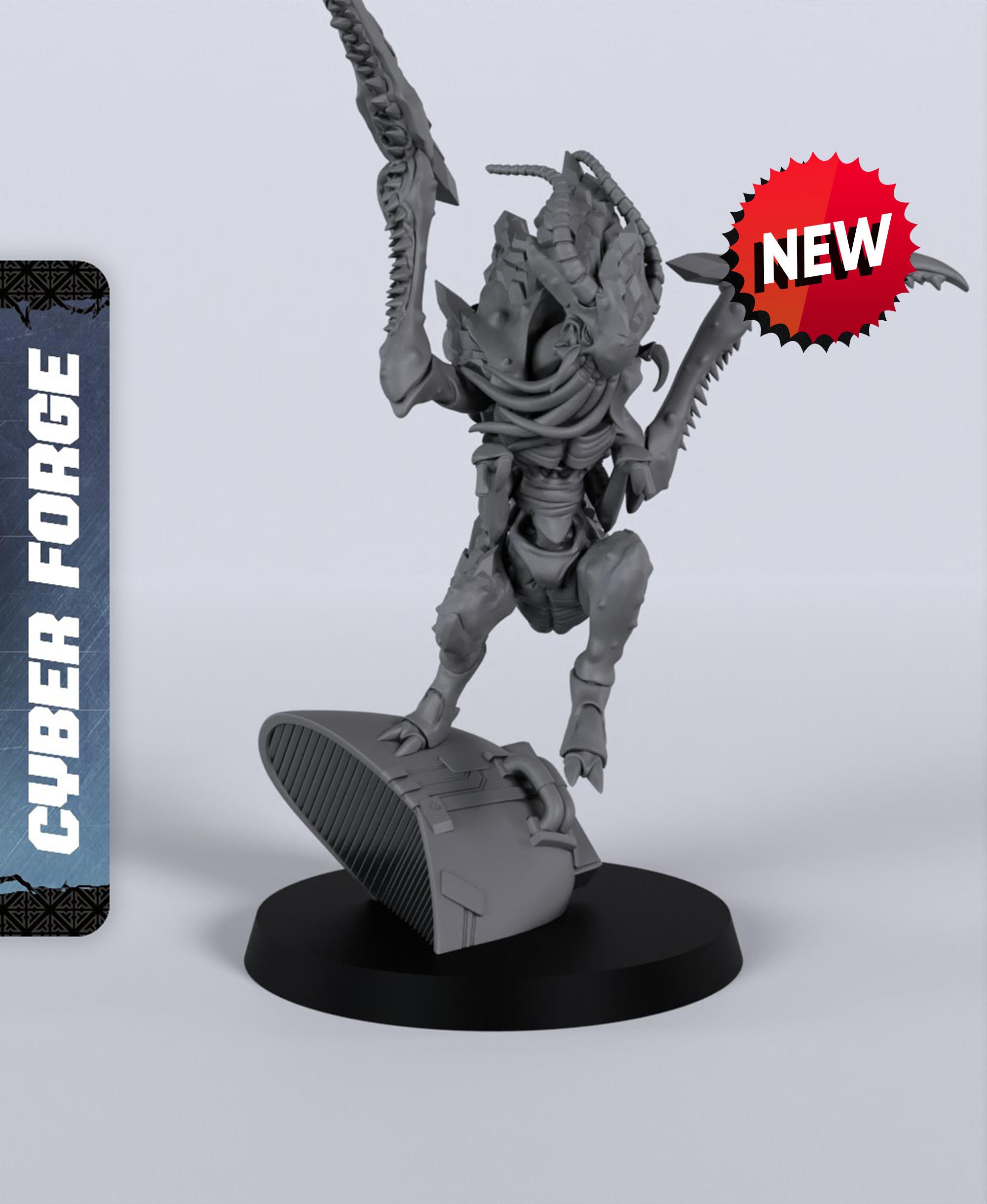 Deathlord Prime - With Free Cyberpunk Warhammer - 40k Sci-Fi Gift Ideas for RPG and Wargamers 3d model