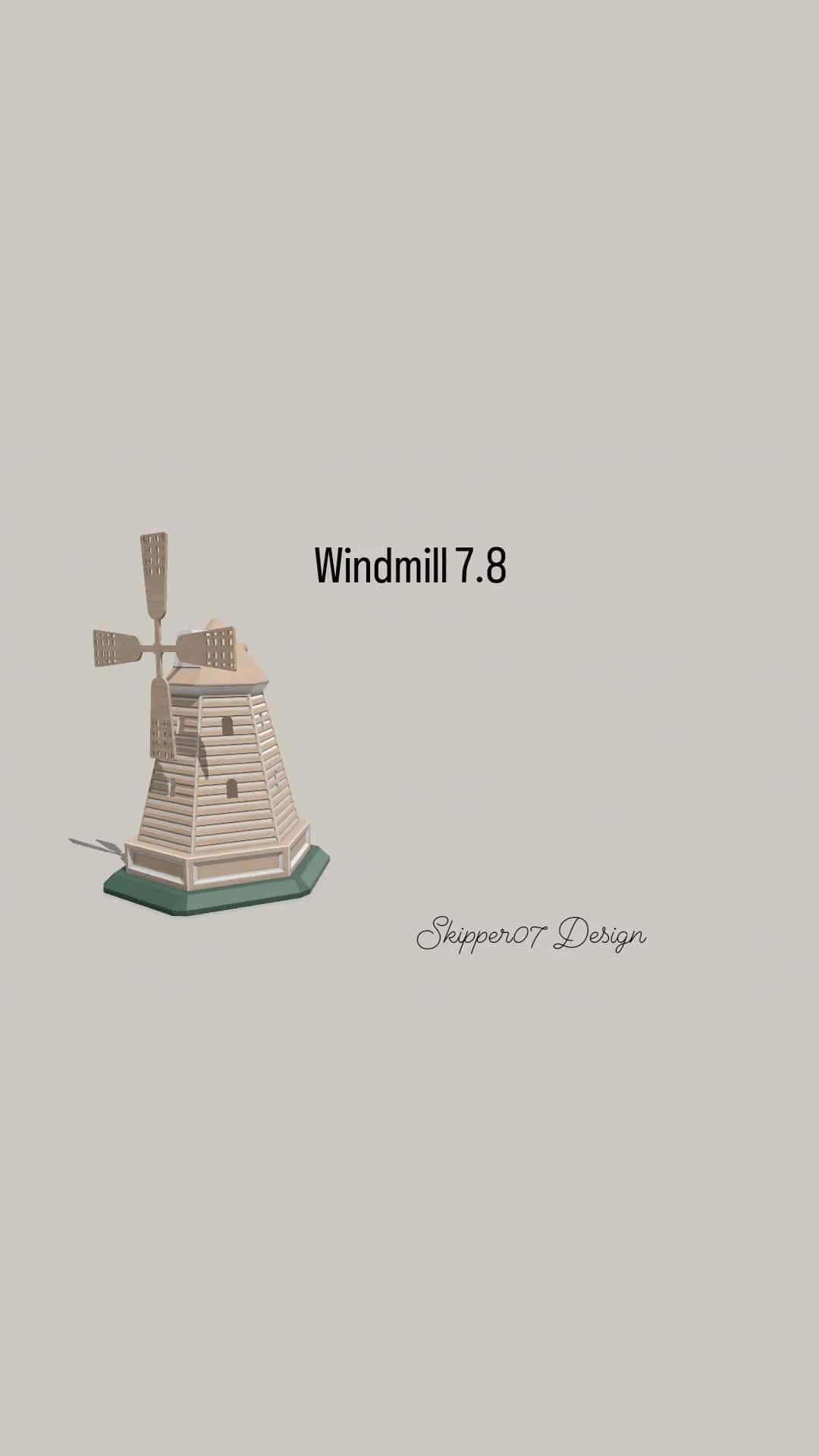 Windmill 7.8 3d model