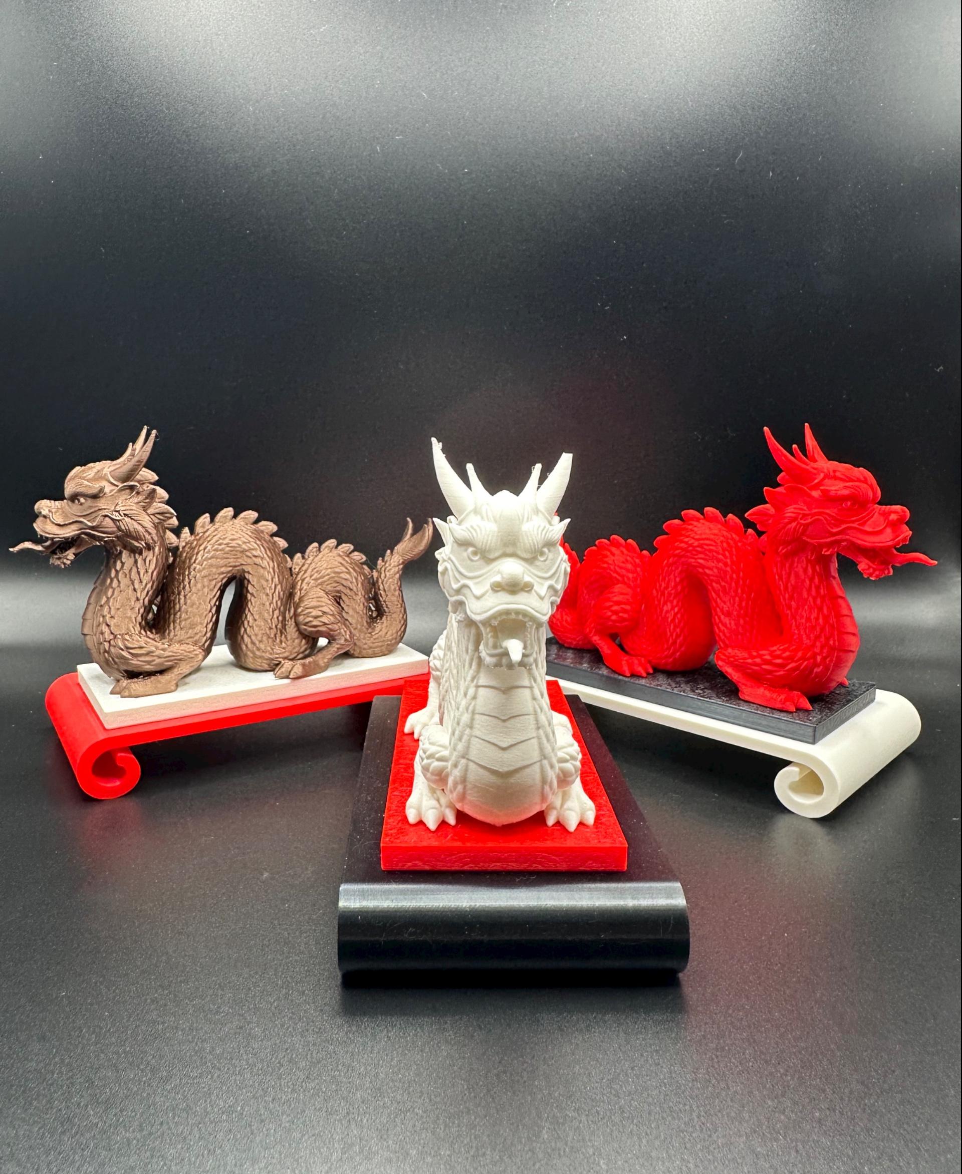 Chinese Dragon  - Mix and Match. Printed the parts in various colors using various filaments. Copper, red, black etc.  - 3d model