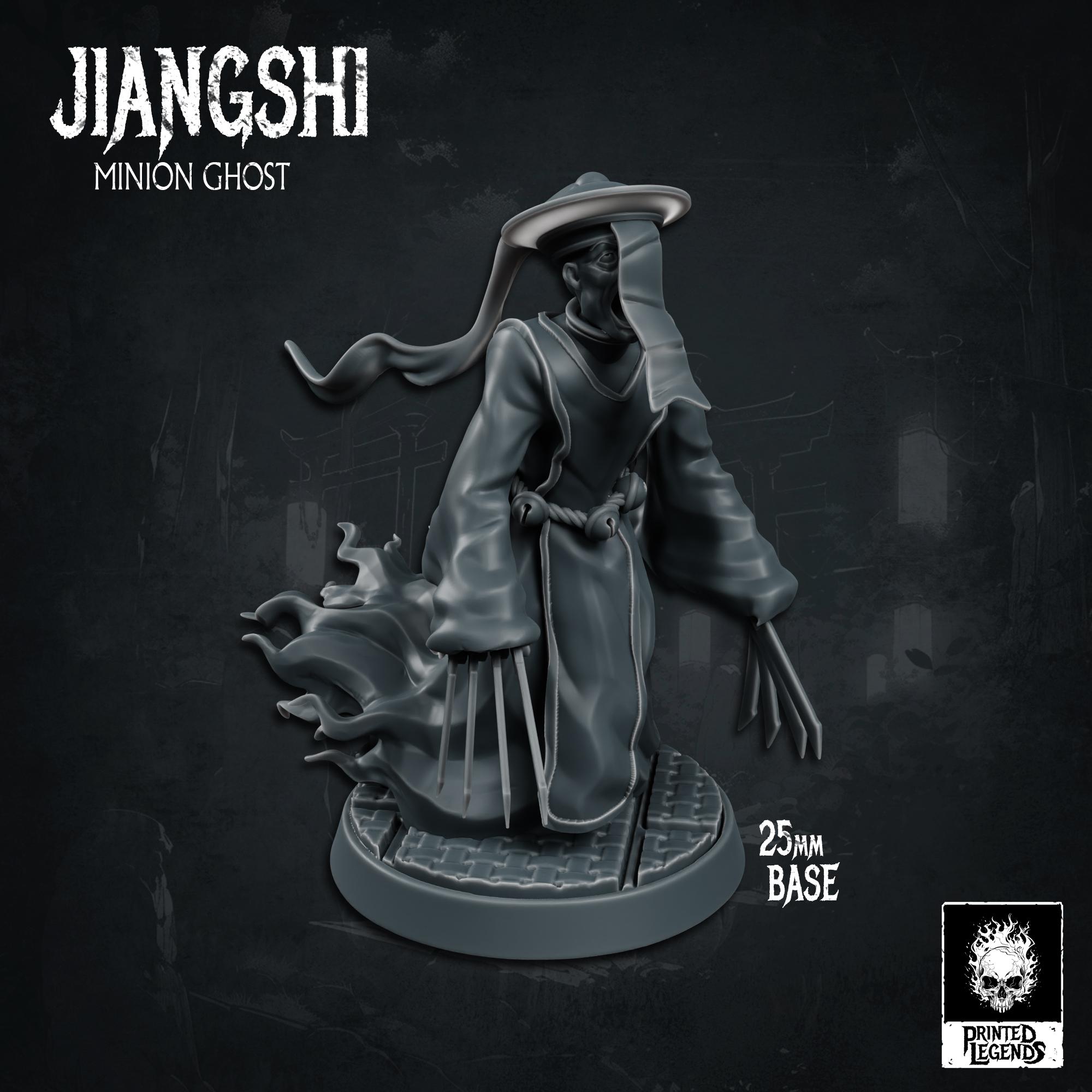 Jiangshi x4 (25mm Bases) 3d model