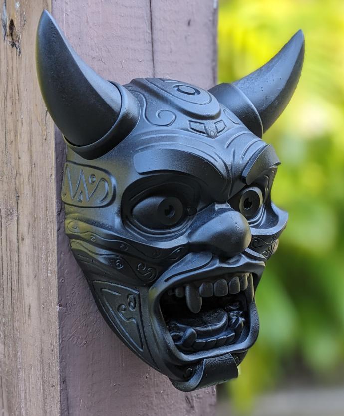 Angry Monday Oni Mask Wall Decoration 1 3d model