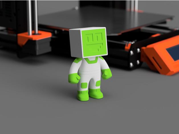 Filameno - Impresoras 3D mascot 3d model