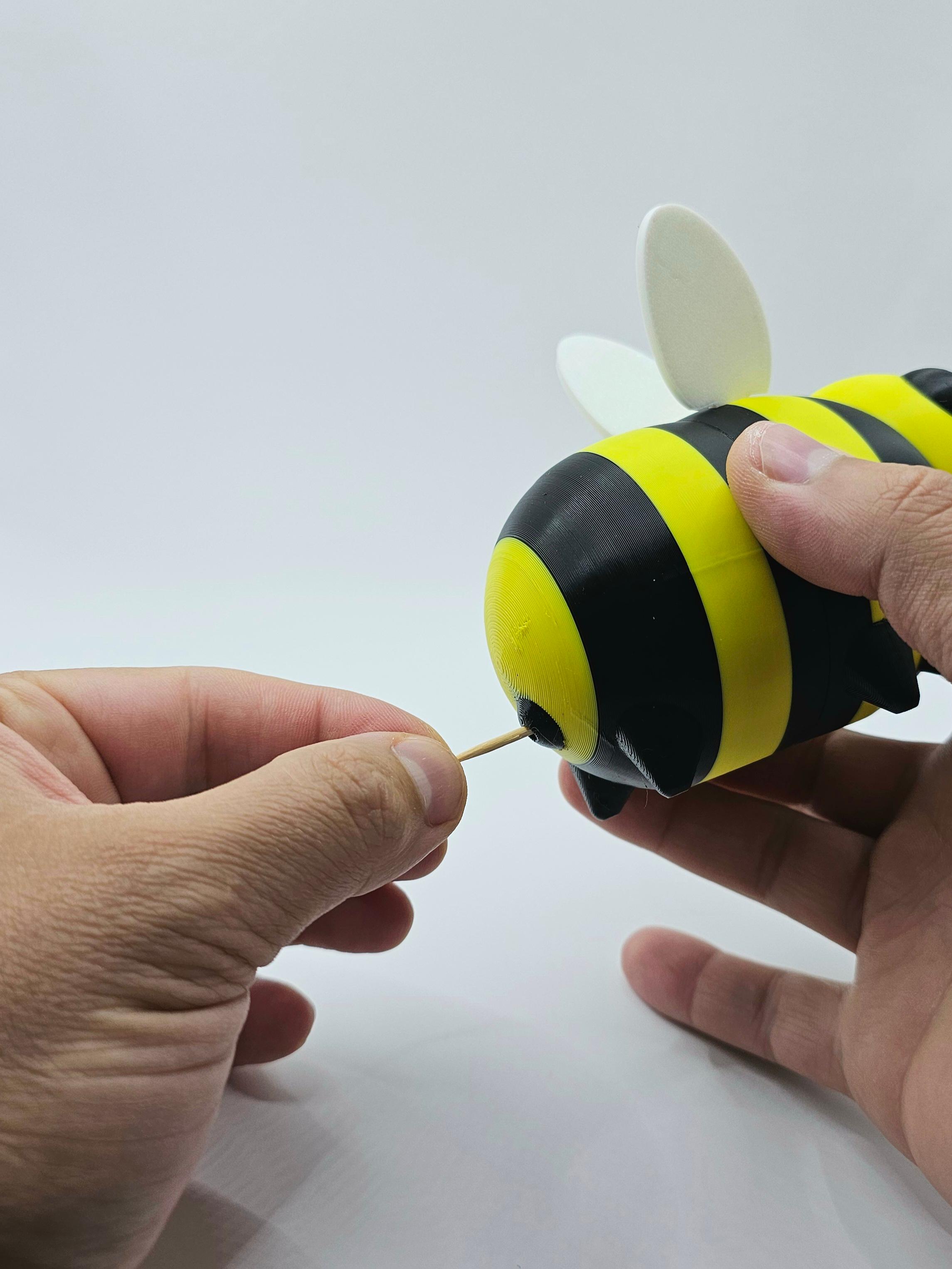 Bee Toothpick Holder / 3MF Included 3d model