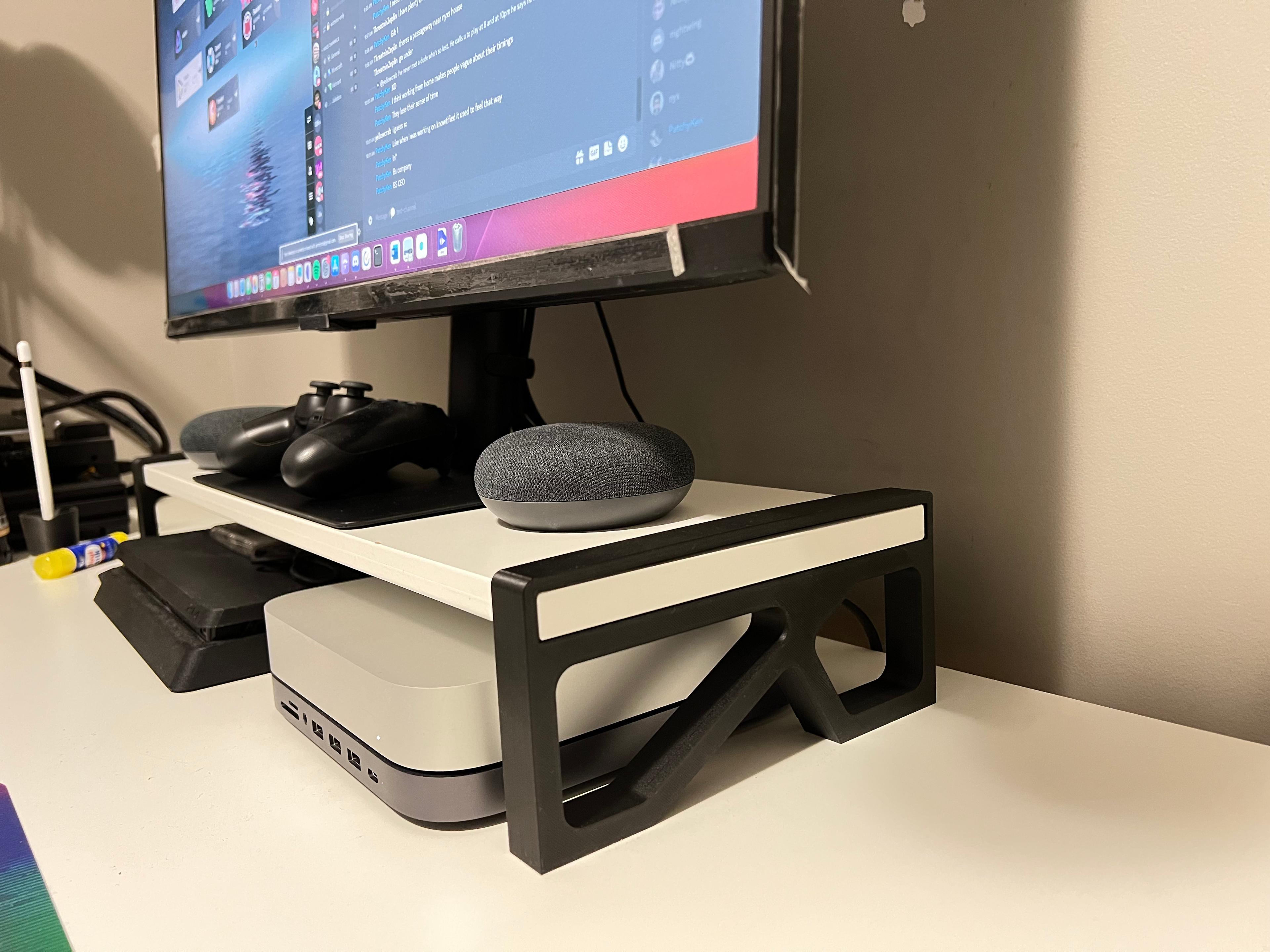 Monitor stand for Ikea BURHULT 3d model