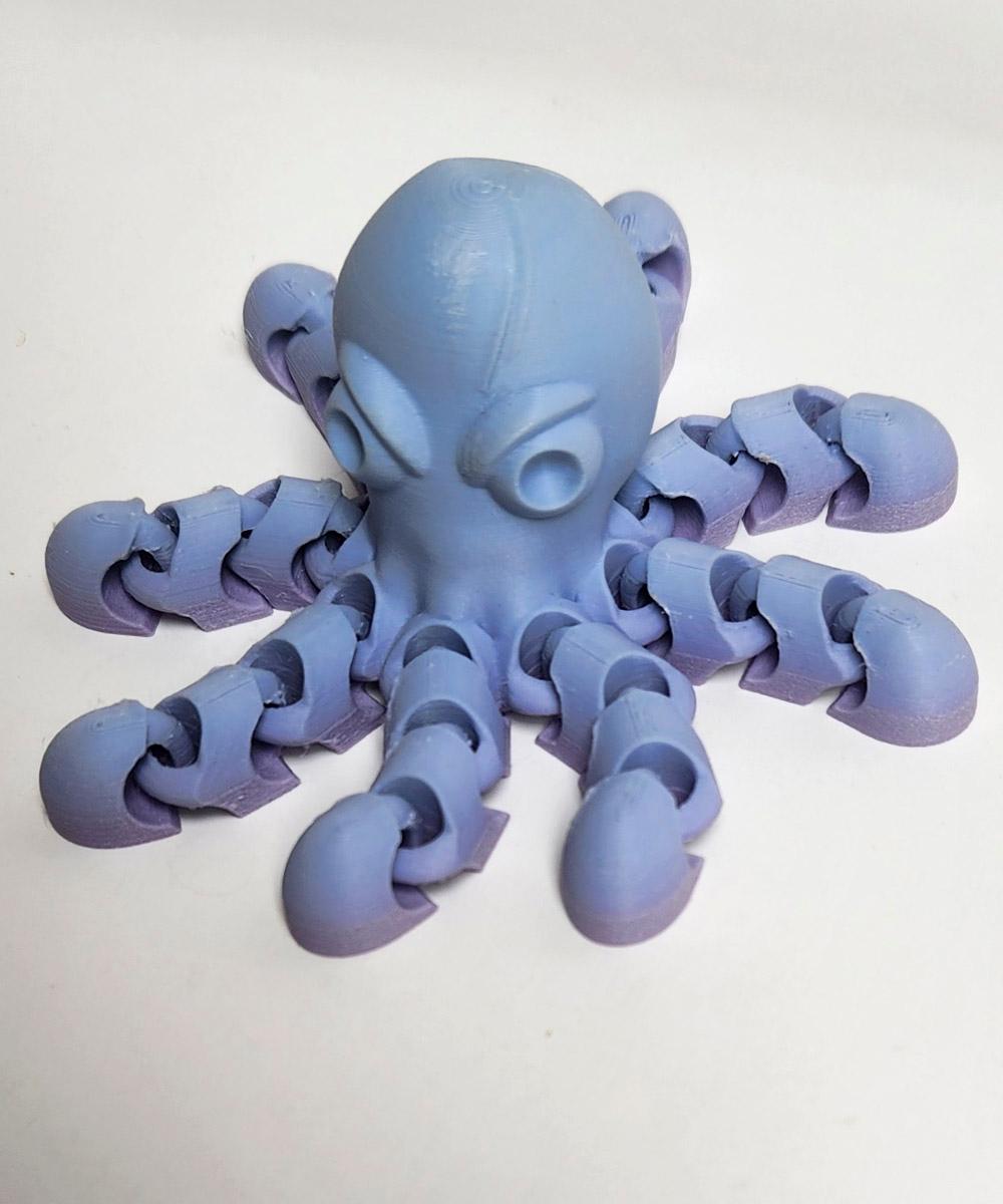 Articulated Cute Octopus 3d model