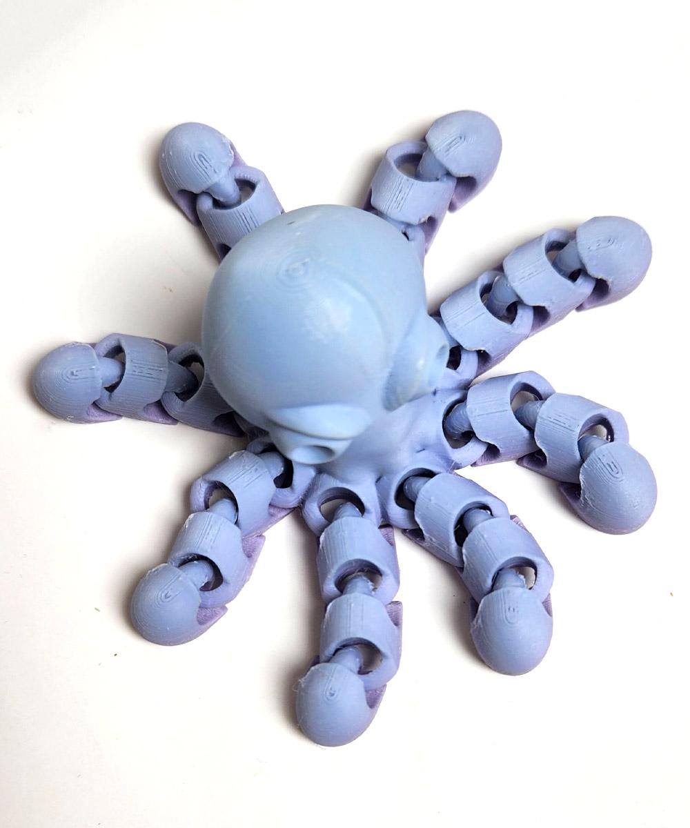 Articulated Cute Octopus 3d model