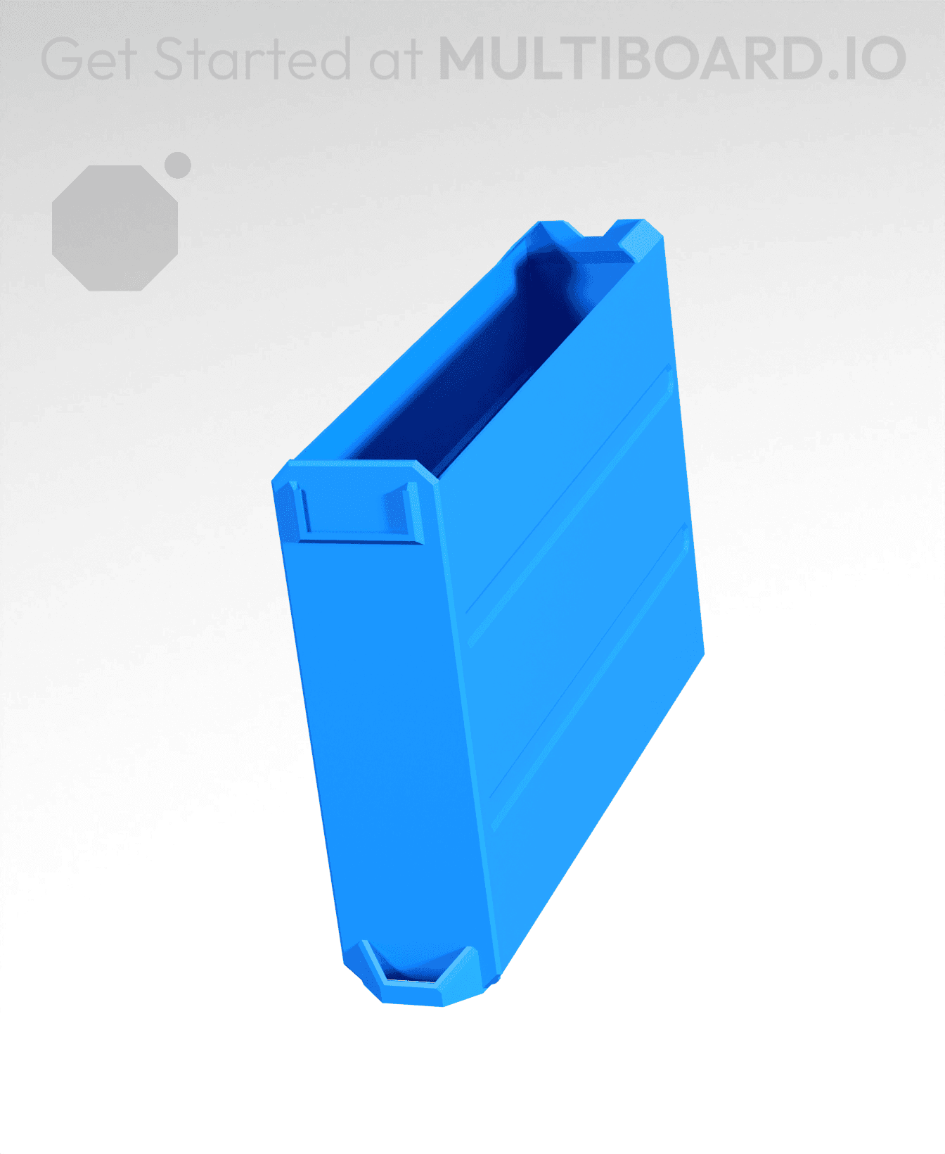 1x3x4-Deep - Multibin Simple Drawer 3d model