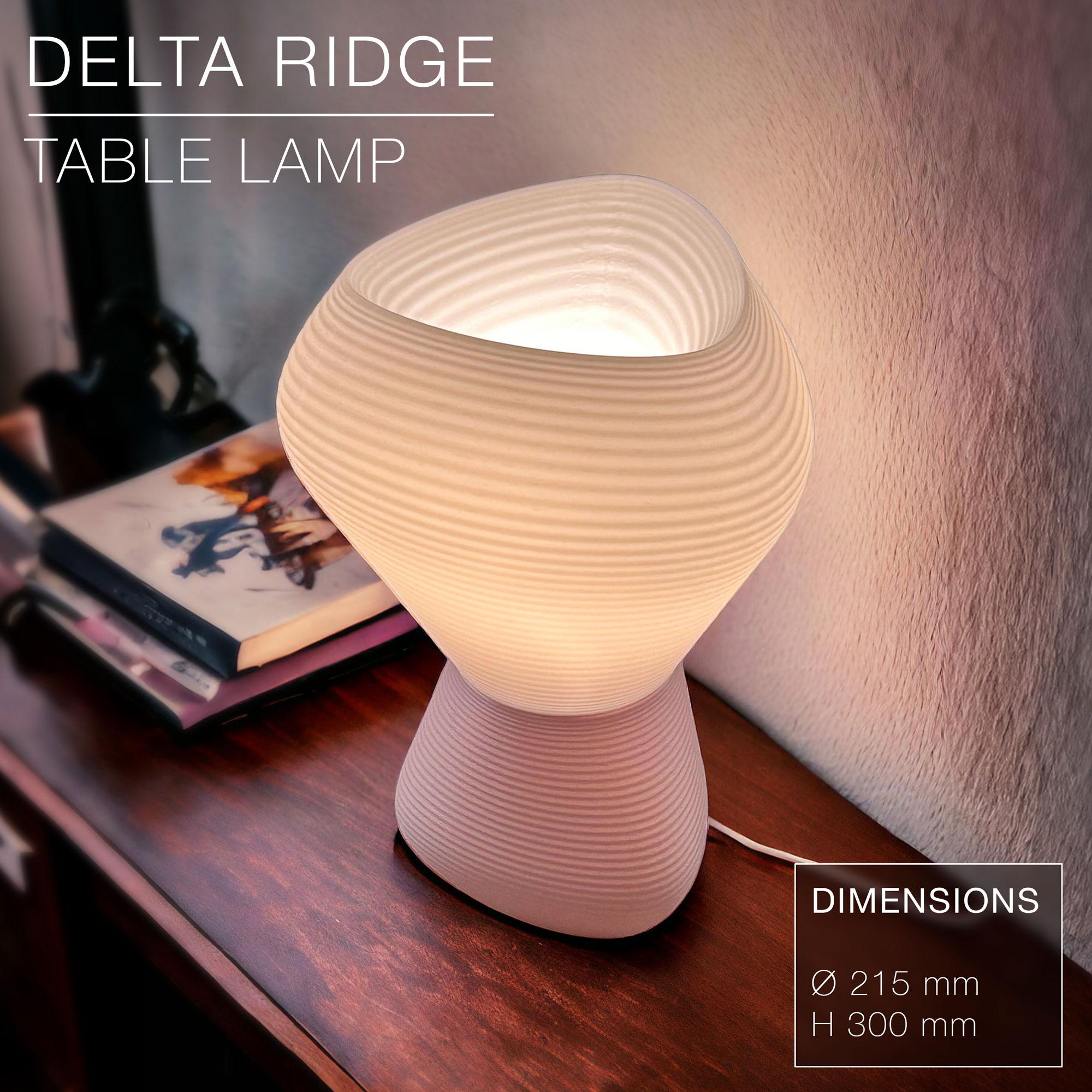 DELTA RIDGE | Table lamp E14 fast 3d model
