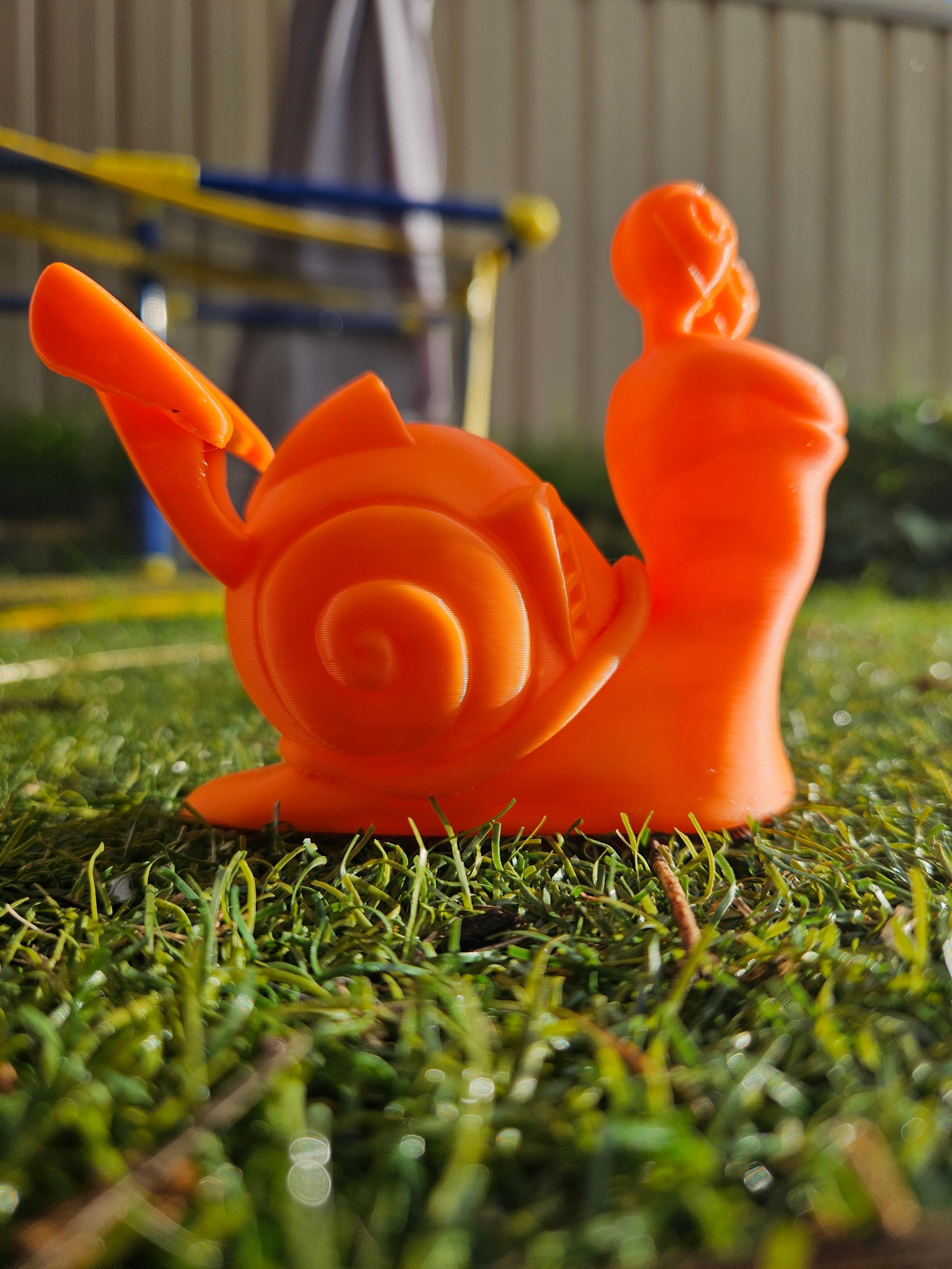 Turbo - speedy snail 3d model