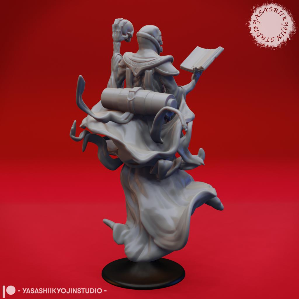 Lich - Tabletop Miniature (Pre-Supported) 3d model