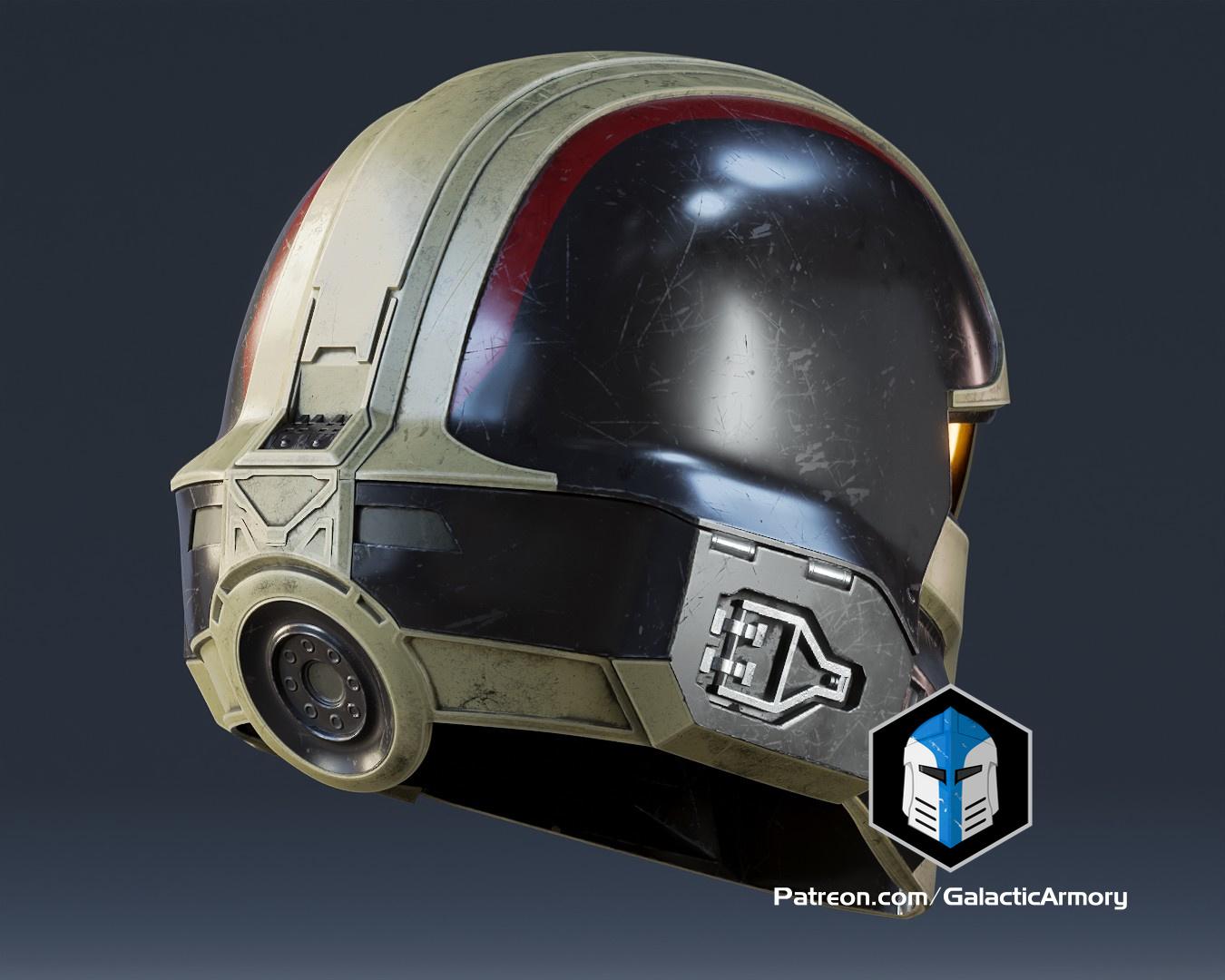 Helldivers 2 Helmet - Champion of the People - 3D Print Files 3d model