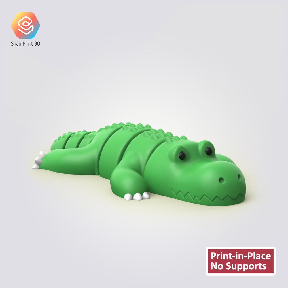 Flexi Crocodile 3d model