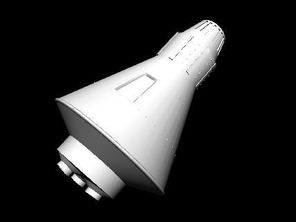 NASA Friendship 7 3d model