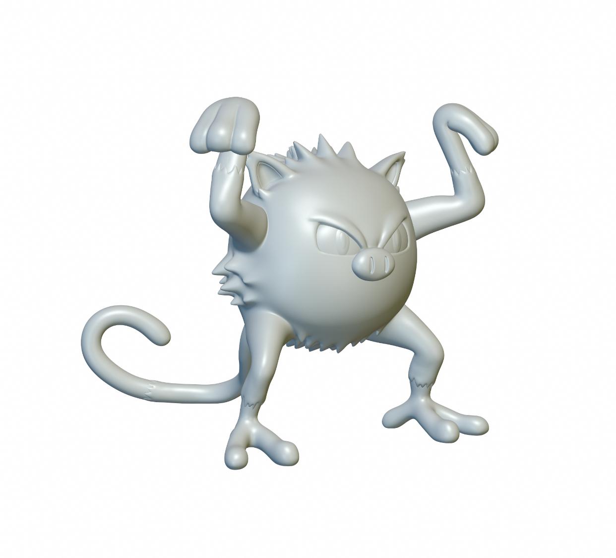 Mankey Pokemon #56 3d model