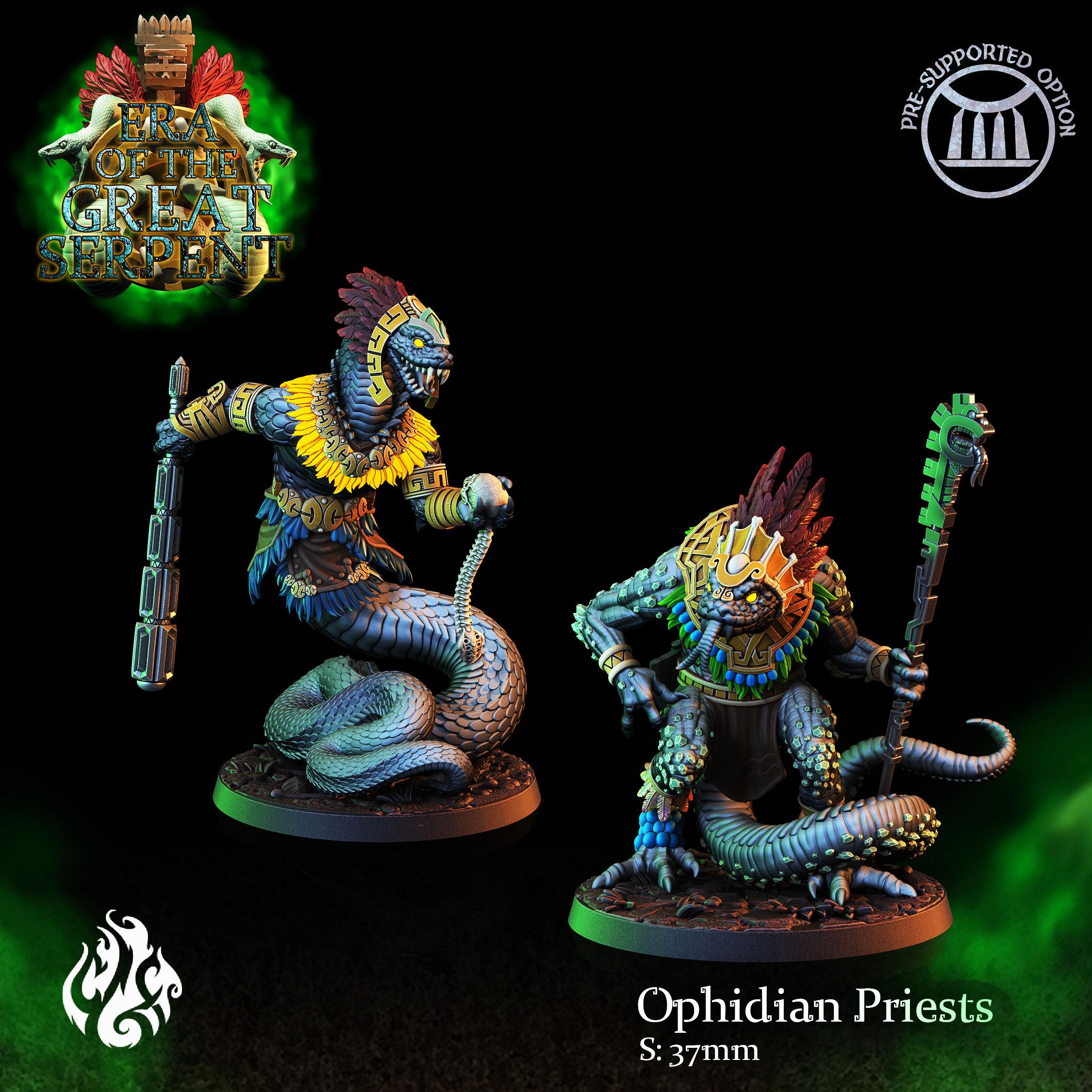 Ophidian Priests 3d model