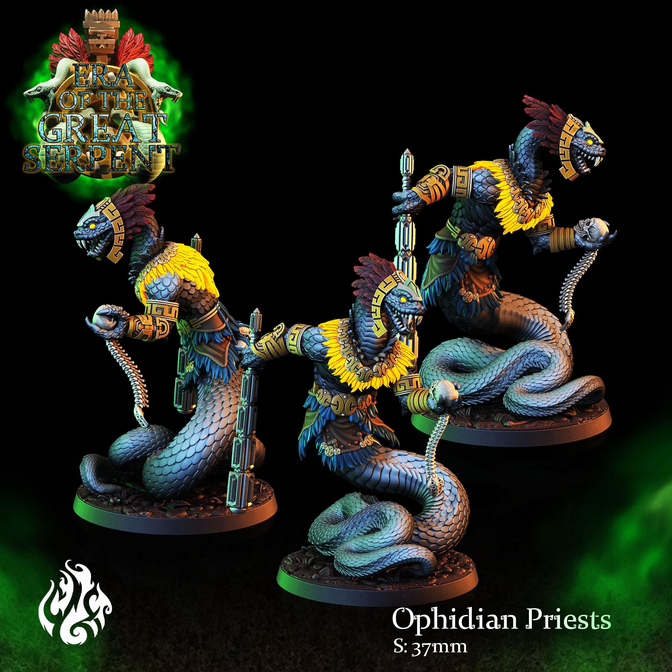 Ophidian Priests 3d model