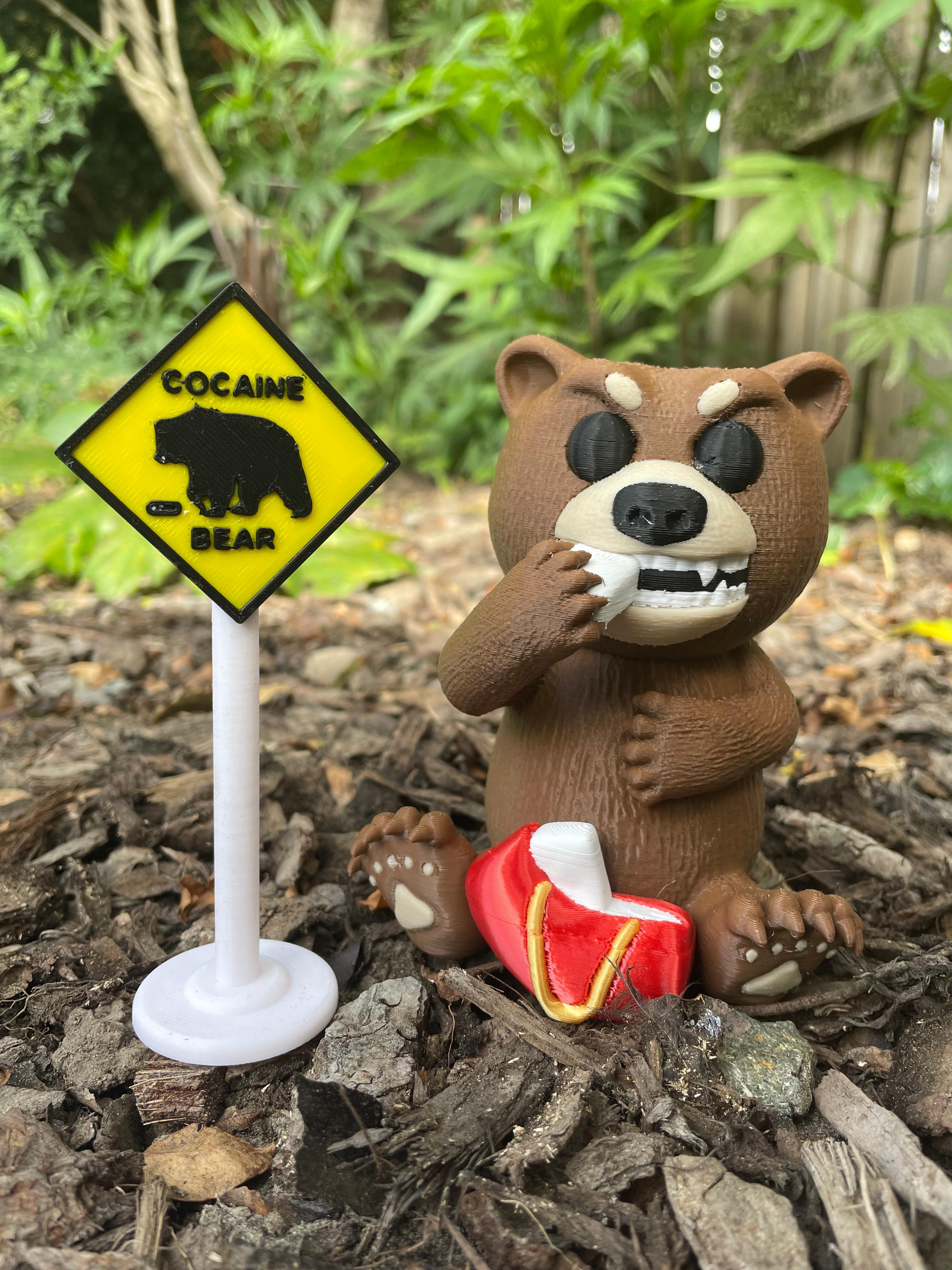 Cocaine Bear Funko Pop! Vinyl Figurine / 3MF Included 3d model