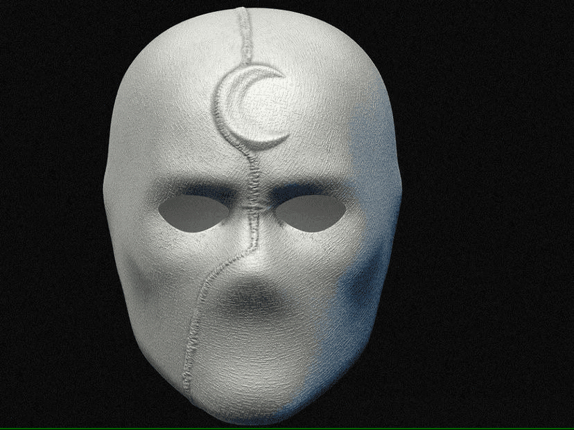 Mr. Knight Mask Moon Knight STL 3D File 3d model