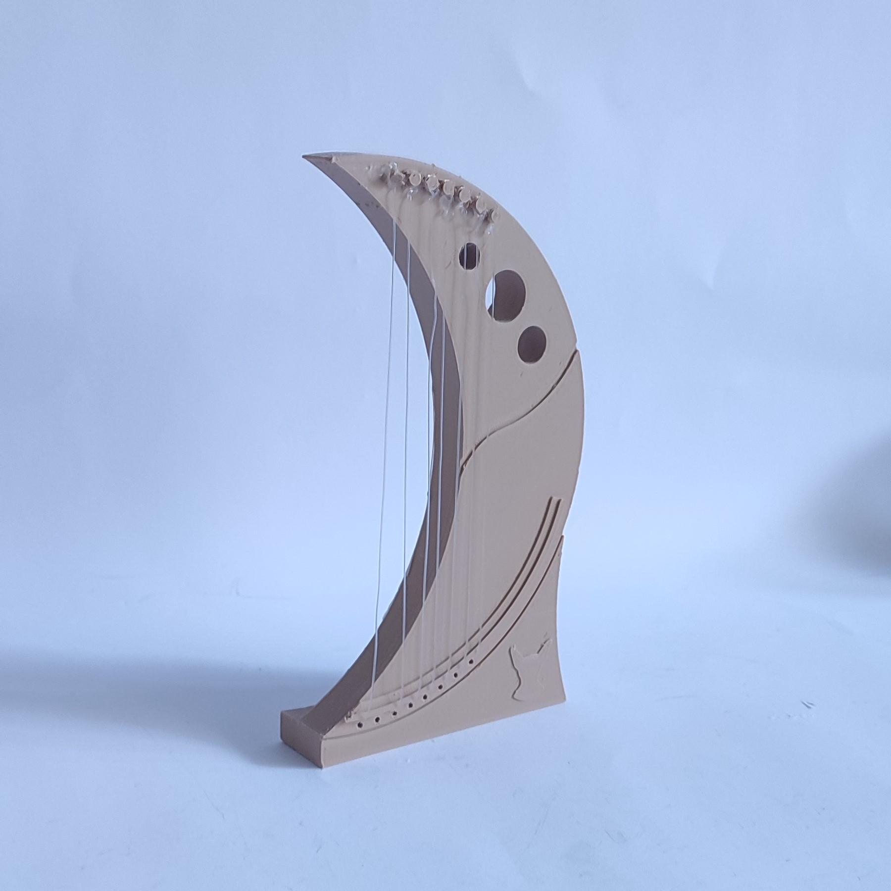 Harp #Junetunes 3d model