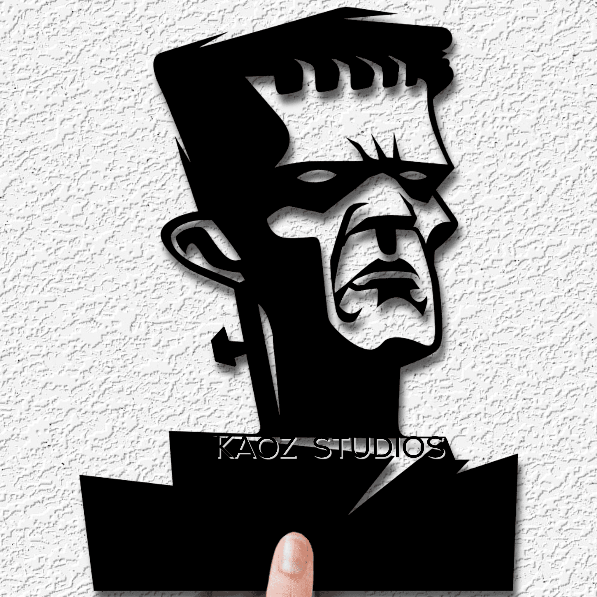 modern frankenstein wall art monser wall decor halloween decoration 3d model