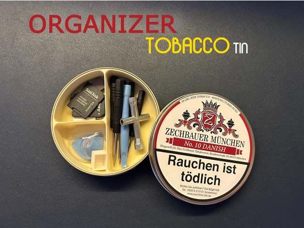Organizer Tobacco Tin 3d model