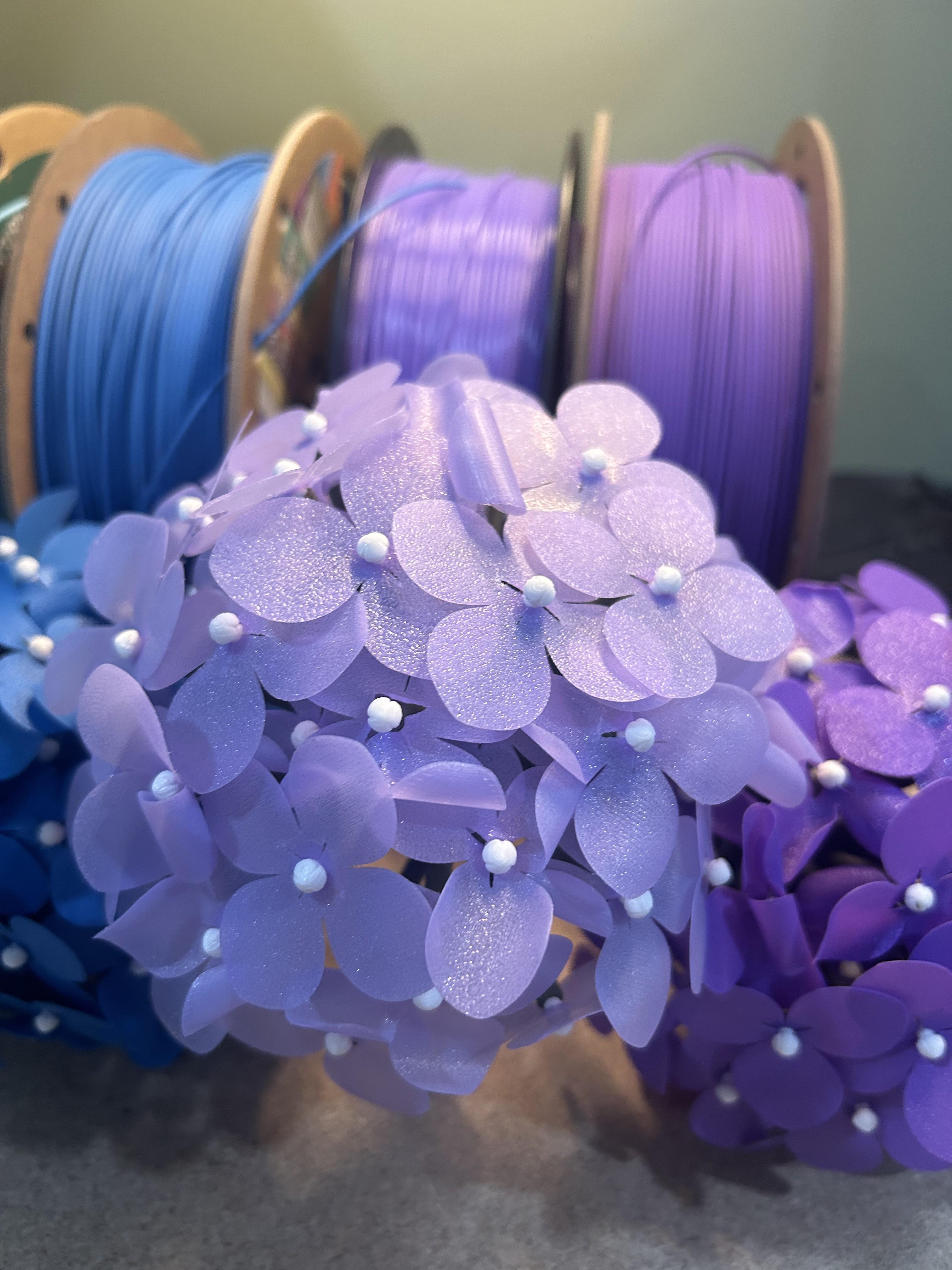 Blue Hydrangea! 3d model