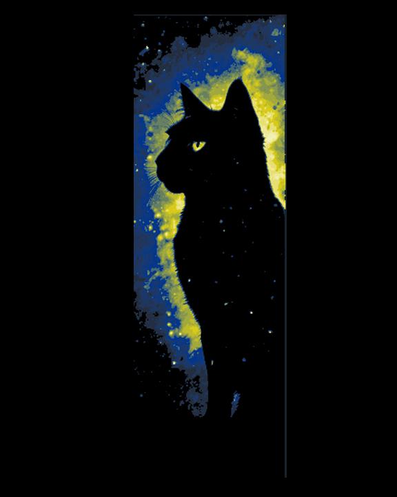 Magical Power and Mystery of the Black Cat - Set of 3 Bookmarks 3d model