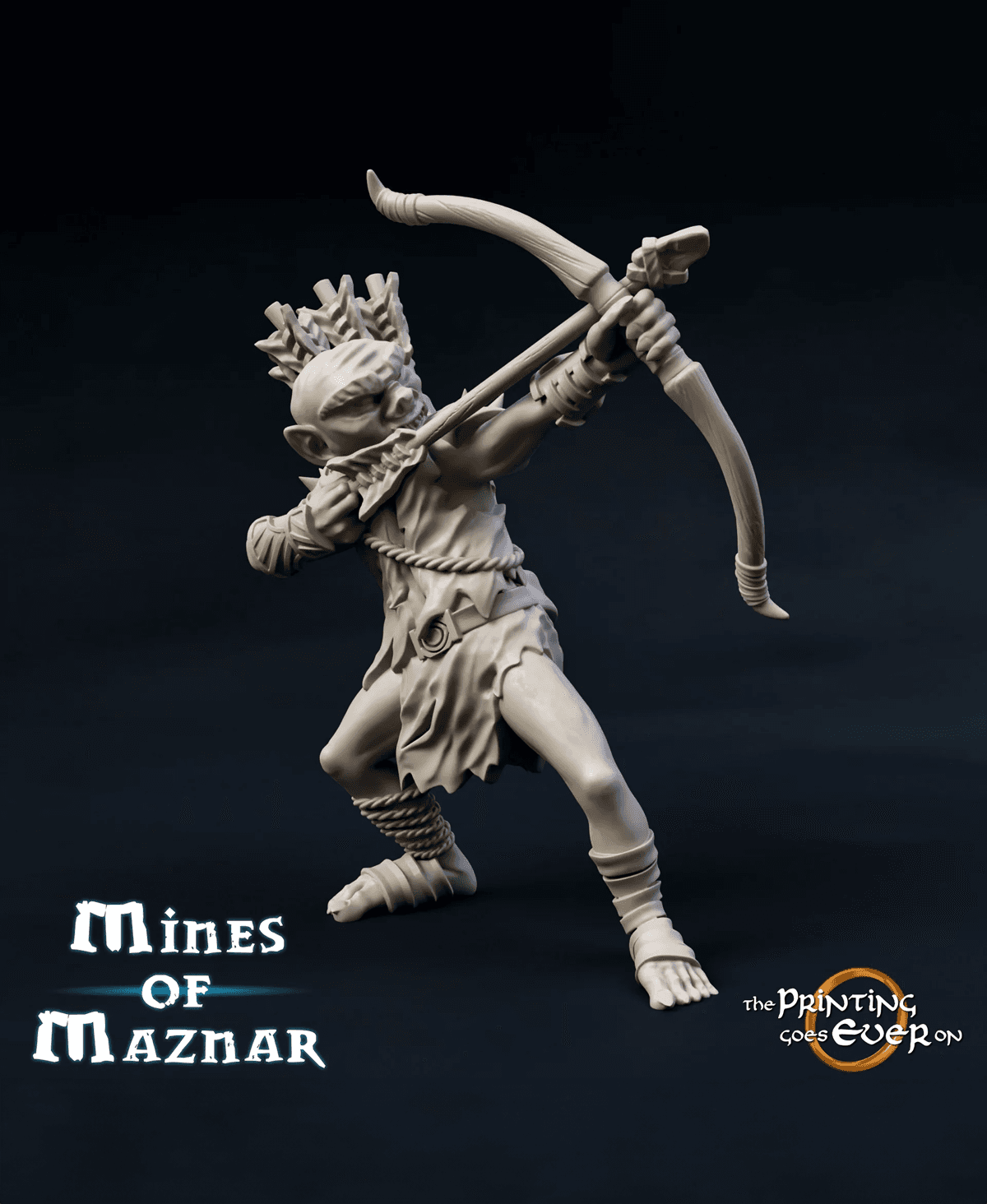 Maznar Goblin Army - 27 Minis 3d model