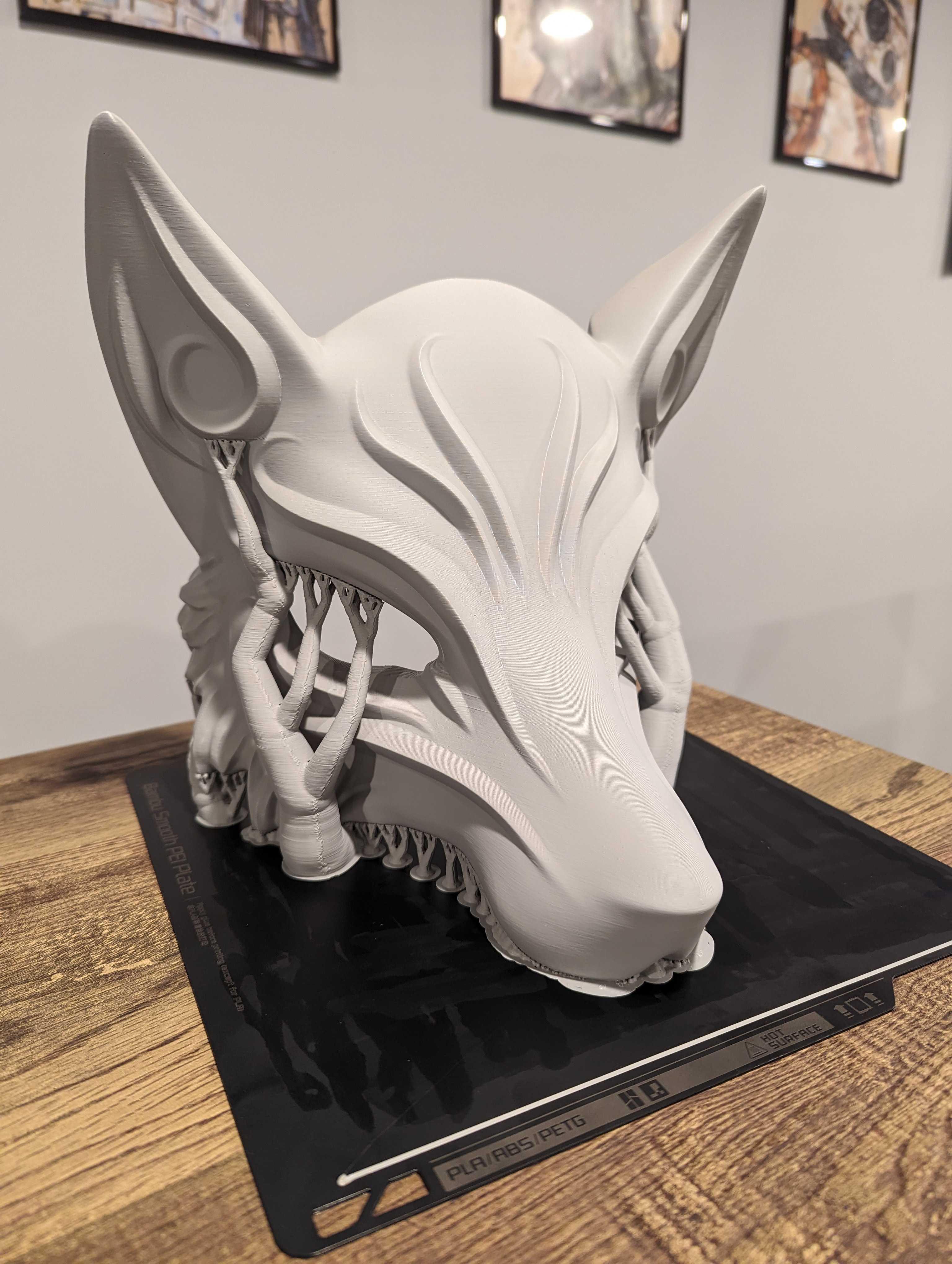 Kitsune Mask - Japanese Wearable 3d model