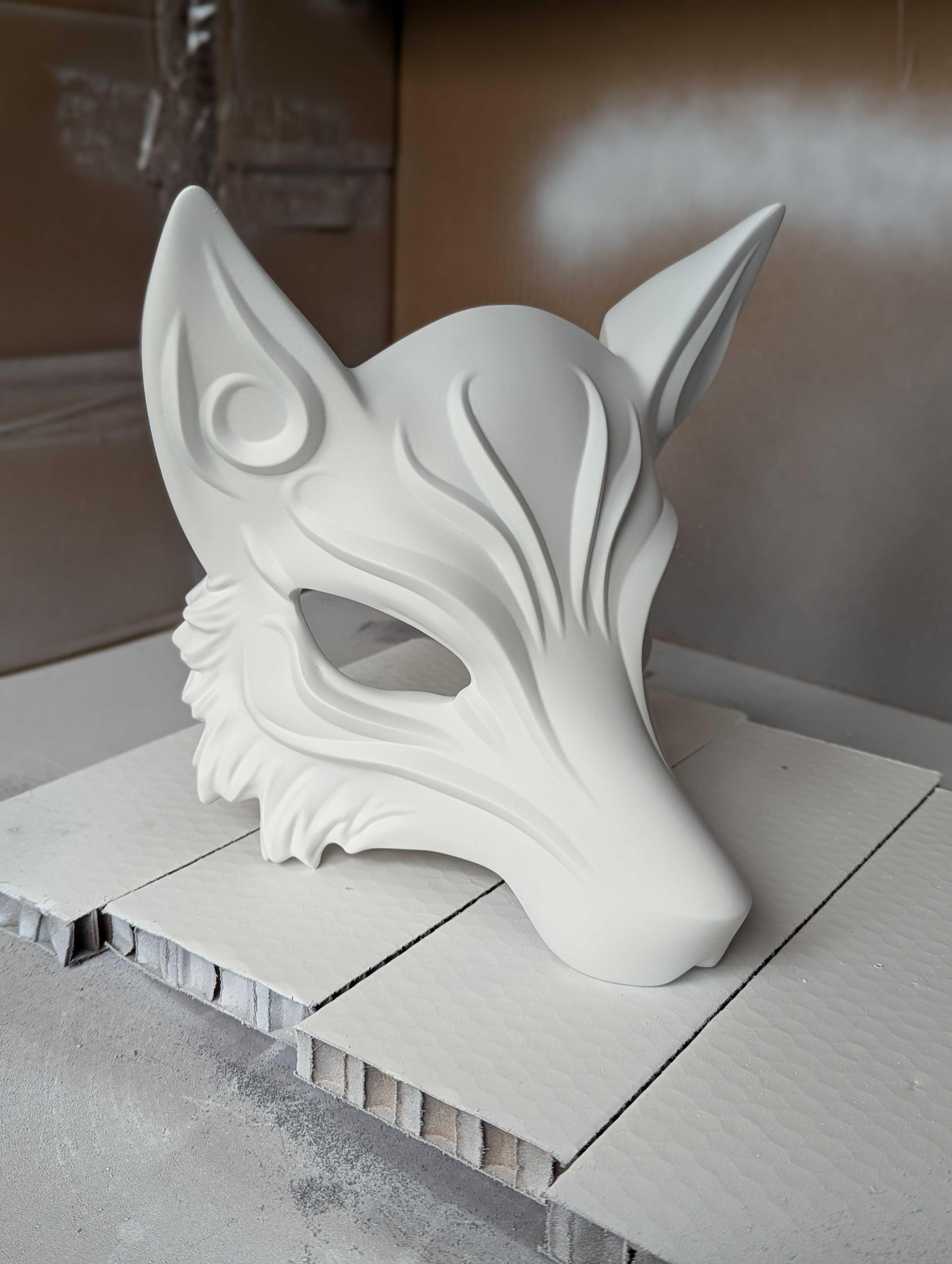 Kitsune Mask - Japanese Wearable 3d model