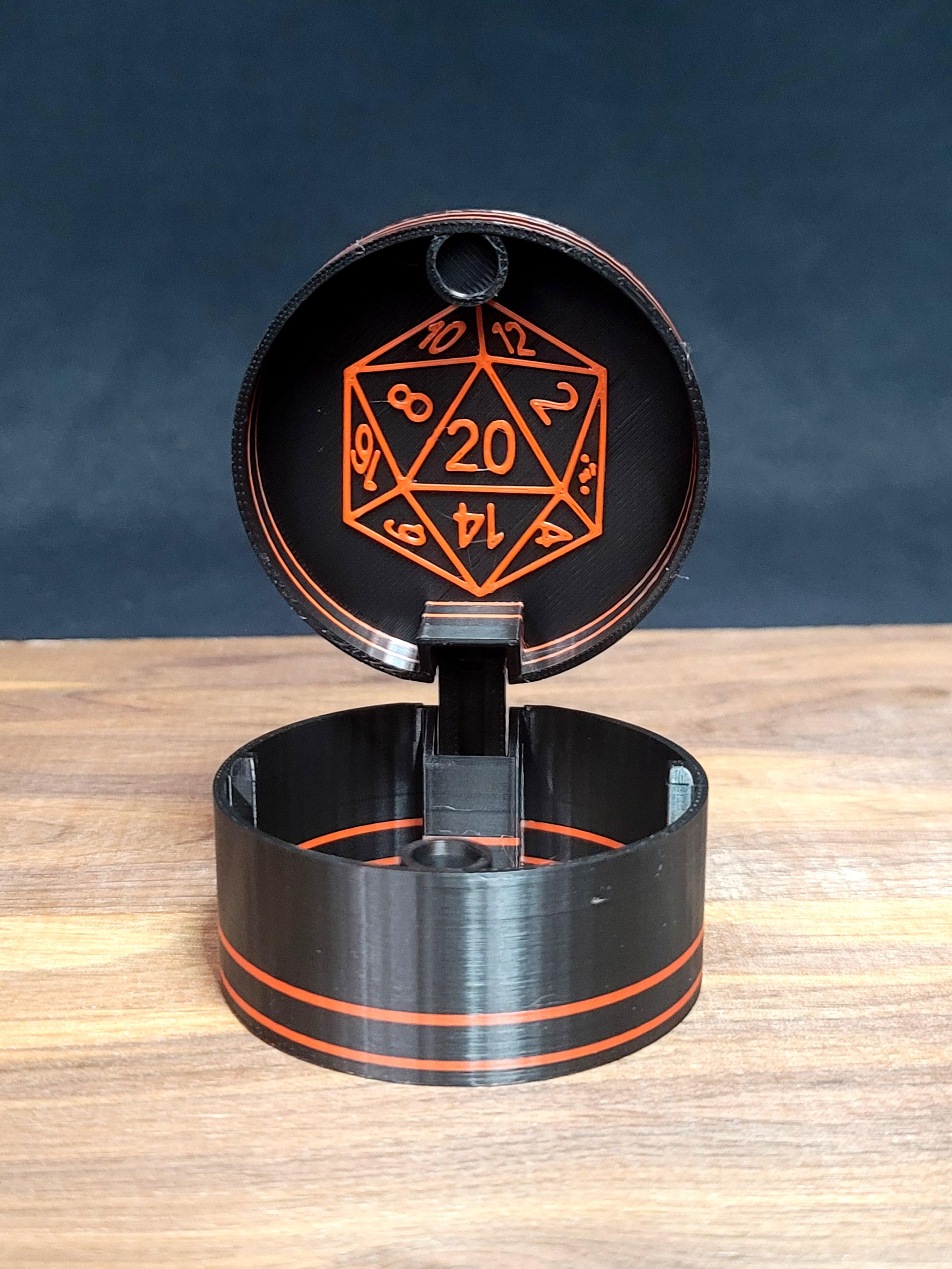 12oz Wolf Bite Can Cozy Dice Tower  3d model