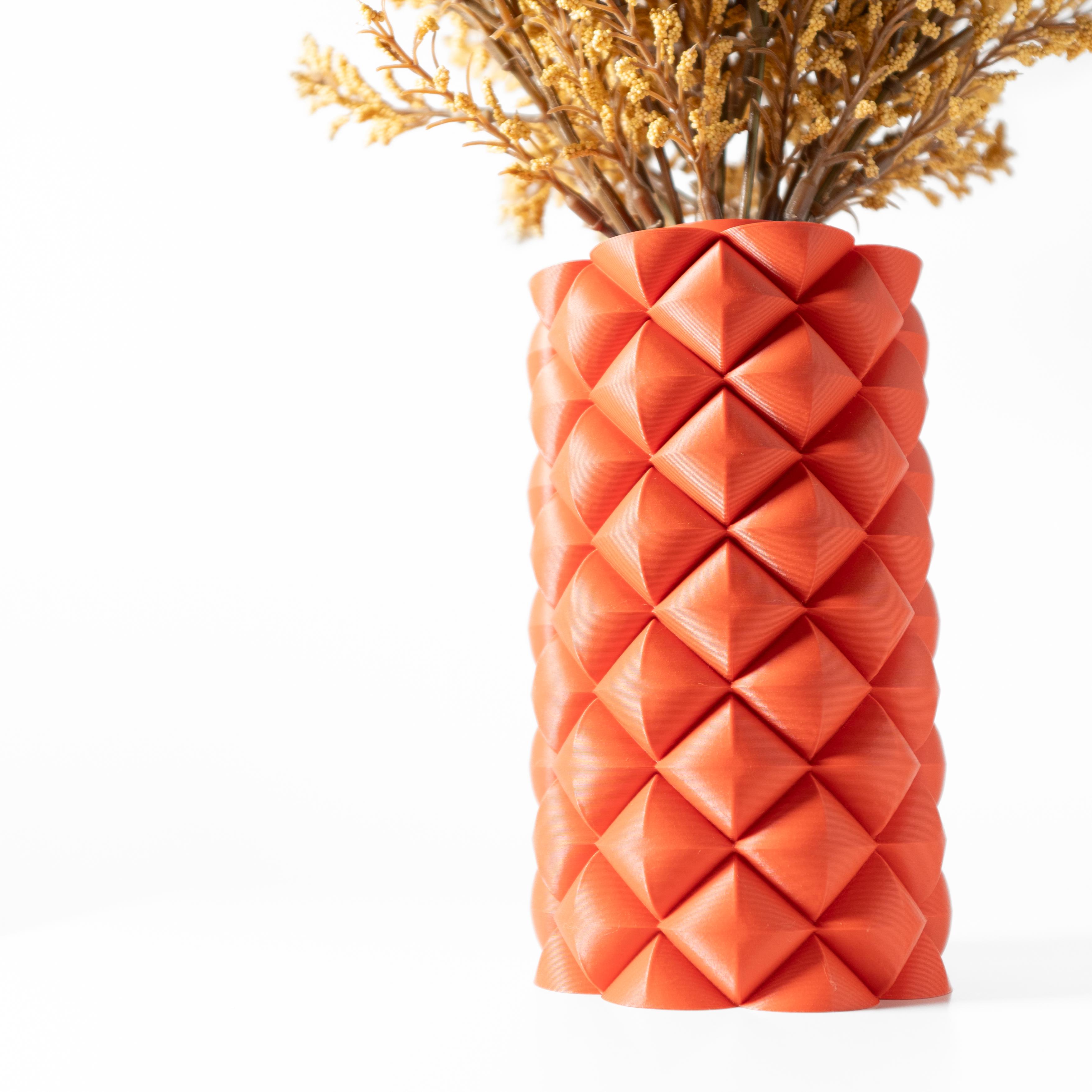 The Kani Vase, Modern and Unique Home Decor for Dried and Preserved Flower Arrangement  | STL File 3d model