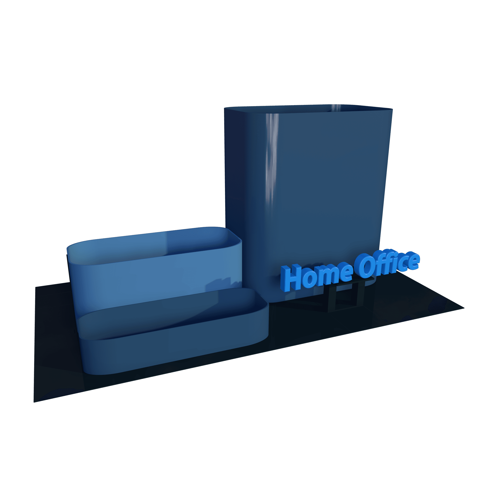 porta canetas Home Office 3d model