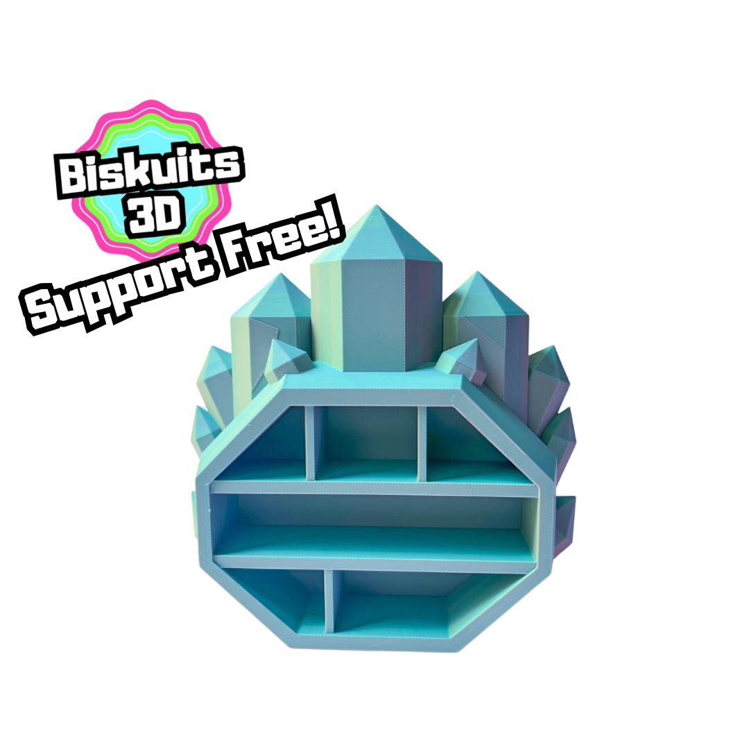 Mini Crystal Shelf V1.stl 3d model