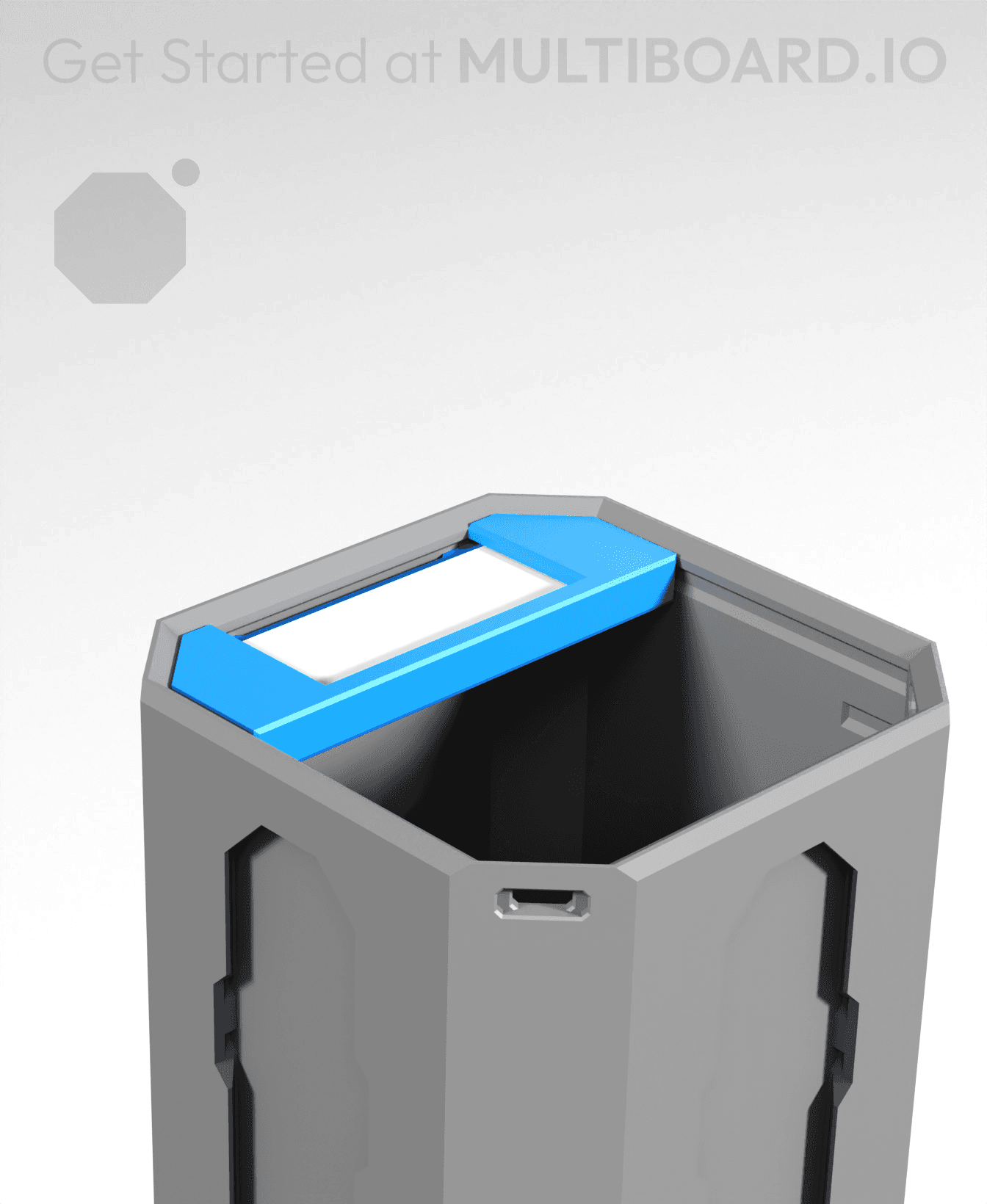 1L - Label Holder - Multibin Shell 3d model