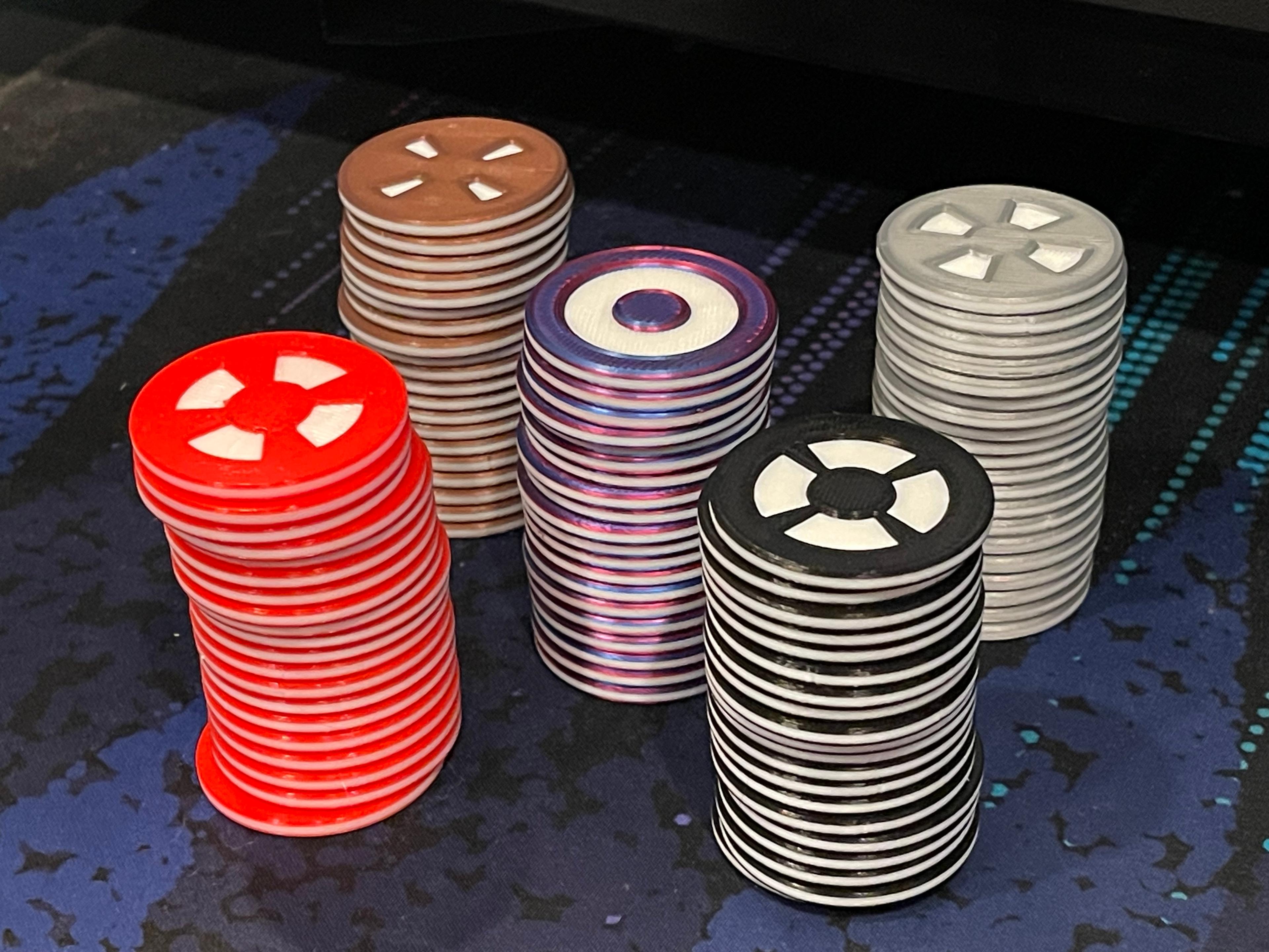 Poker Chips 3d model