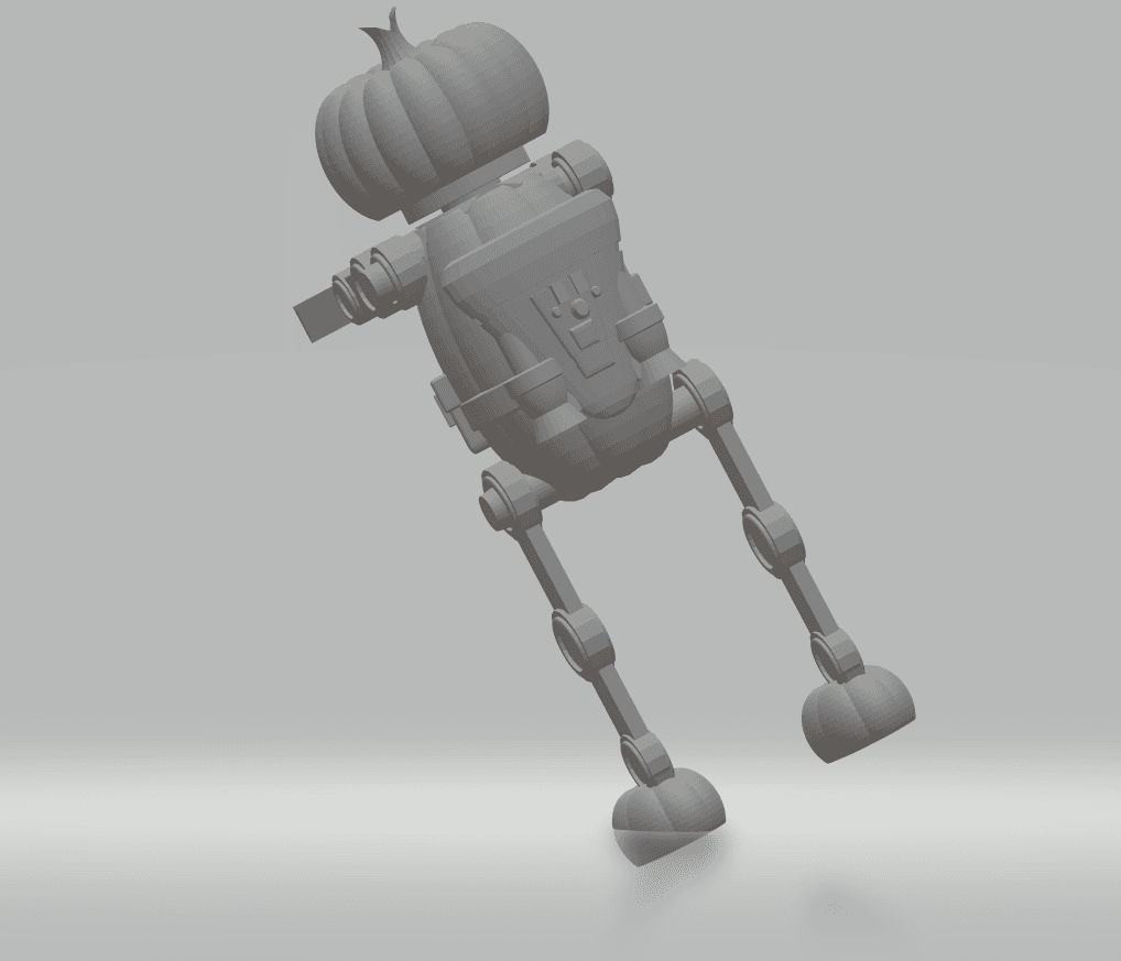 FHW: Halloween Robot 3d model