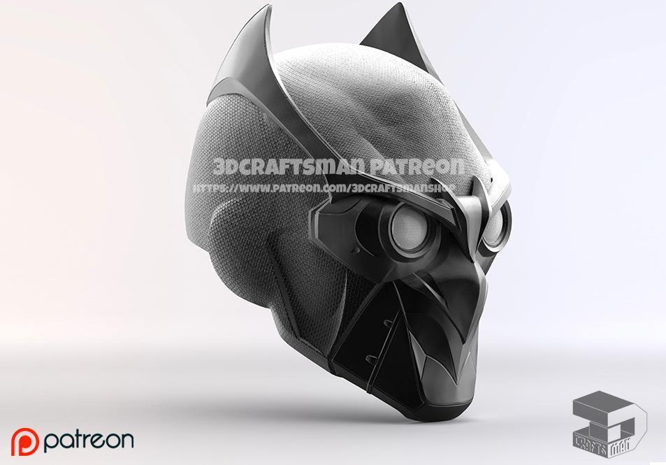 Night Wing Talon assassin helmet mask 3d model
