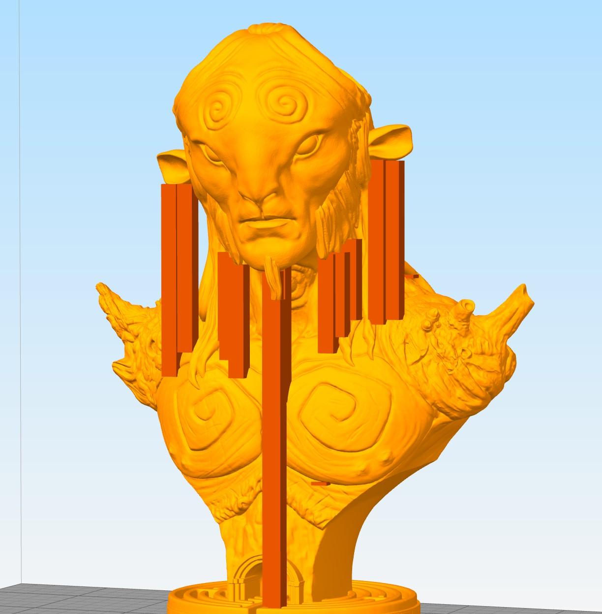 The Faun Bust - Pan's Labyrinth 3d model