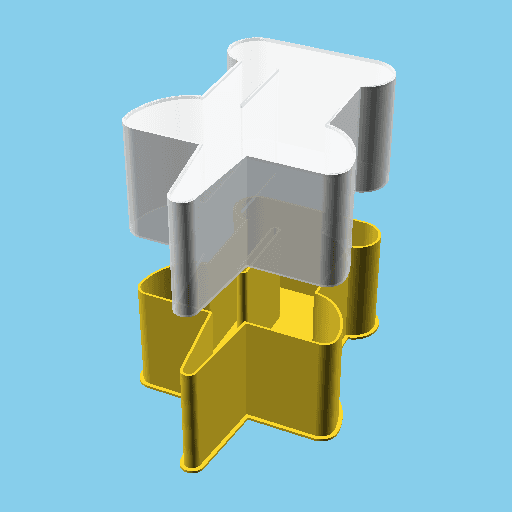 Map Pin, nestable box (v1) 3d model