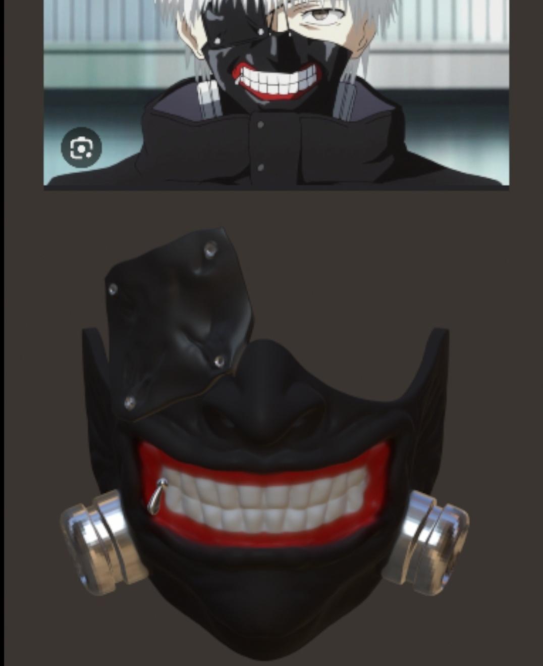 Kaneki Tokyo ghoul Mask 3d model