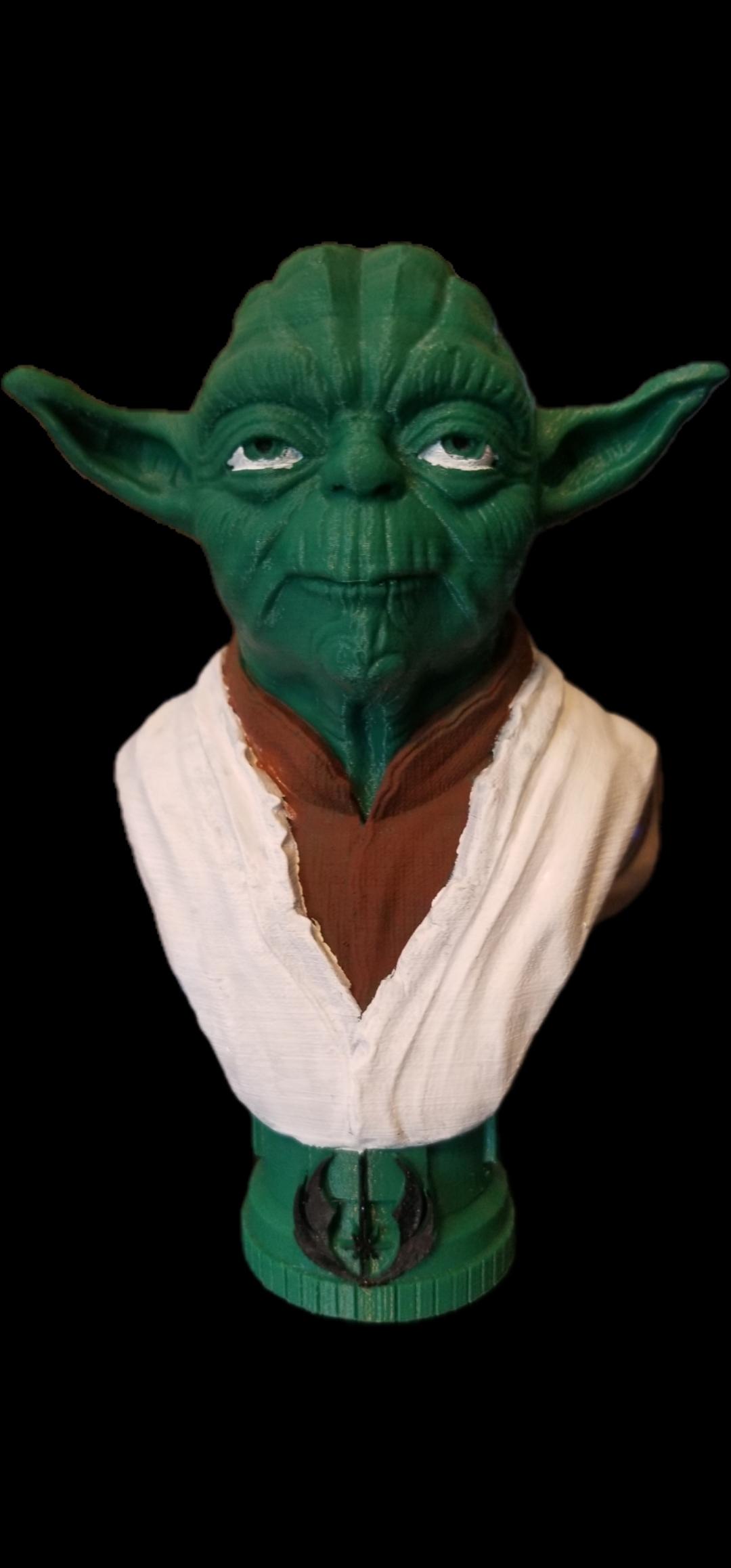 Master Yoda Bust (throwback) - One of the great models  - 3d model